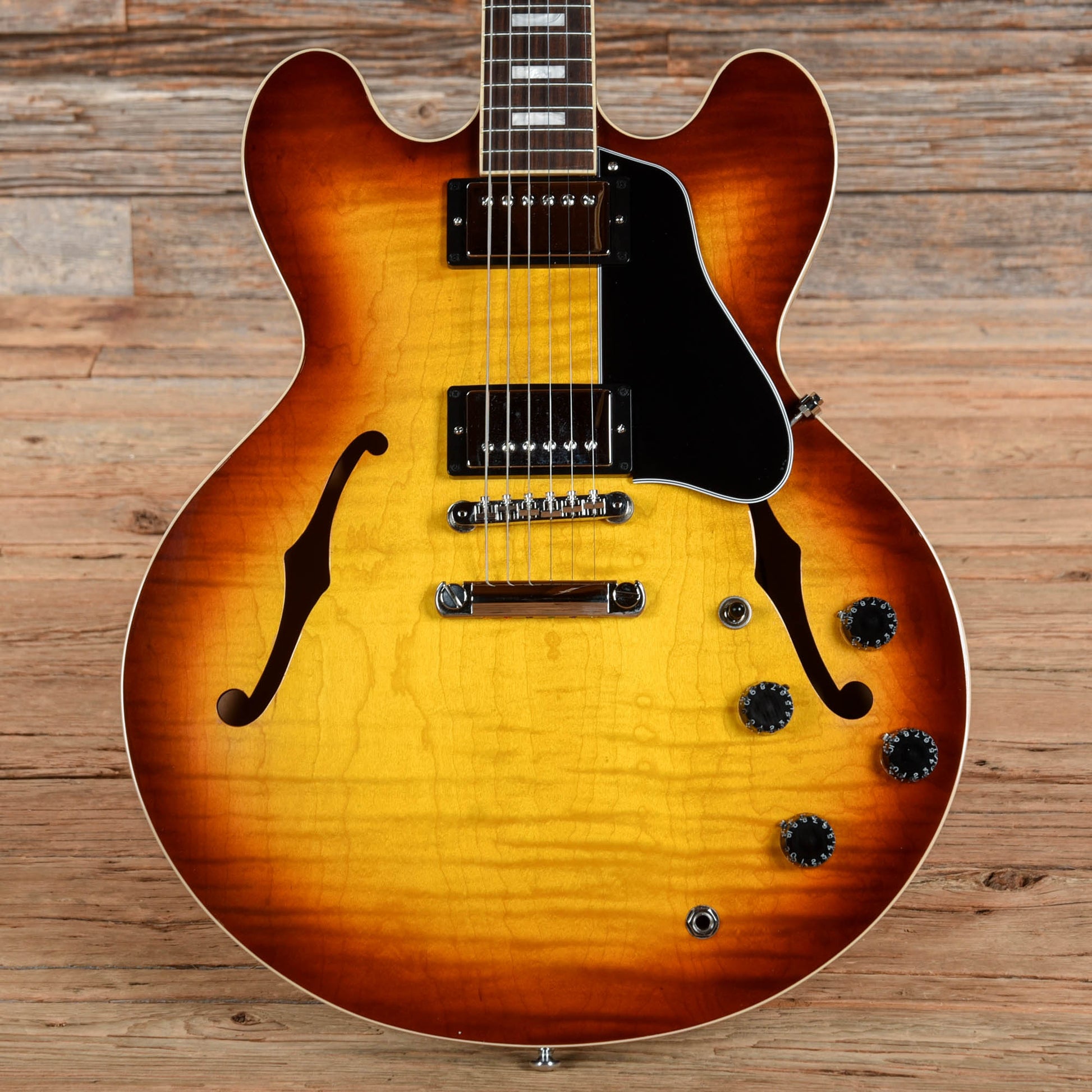 Gibson ES-335 Block Figured Tea Burst 2021 Electric Guitars / Semi-Hollow