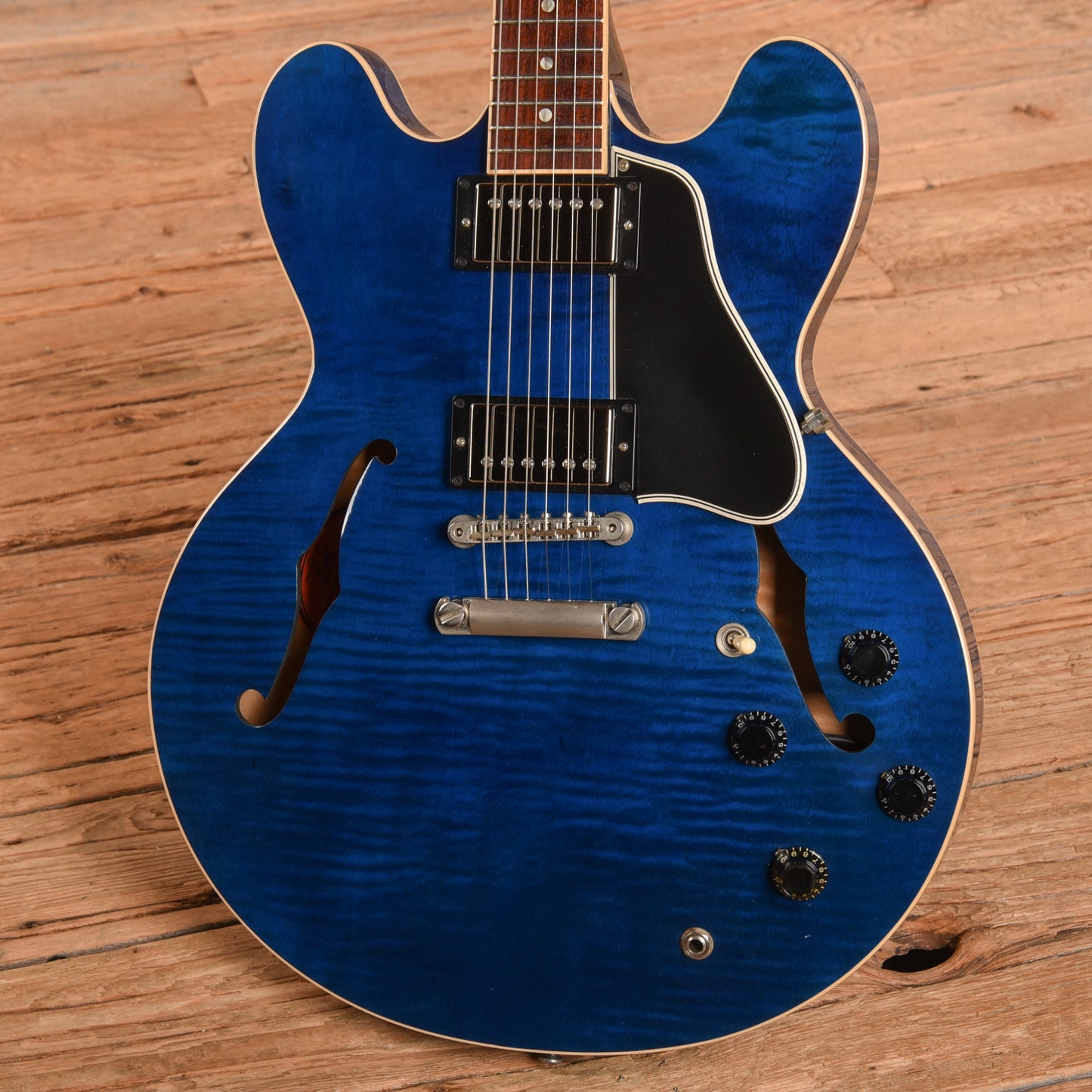 Gibson ES-335 Dot Figured Beale Street Blue 2008 Electric Guitars / Semi-Hollow