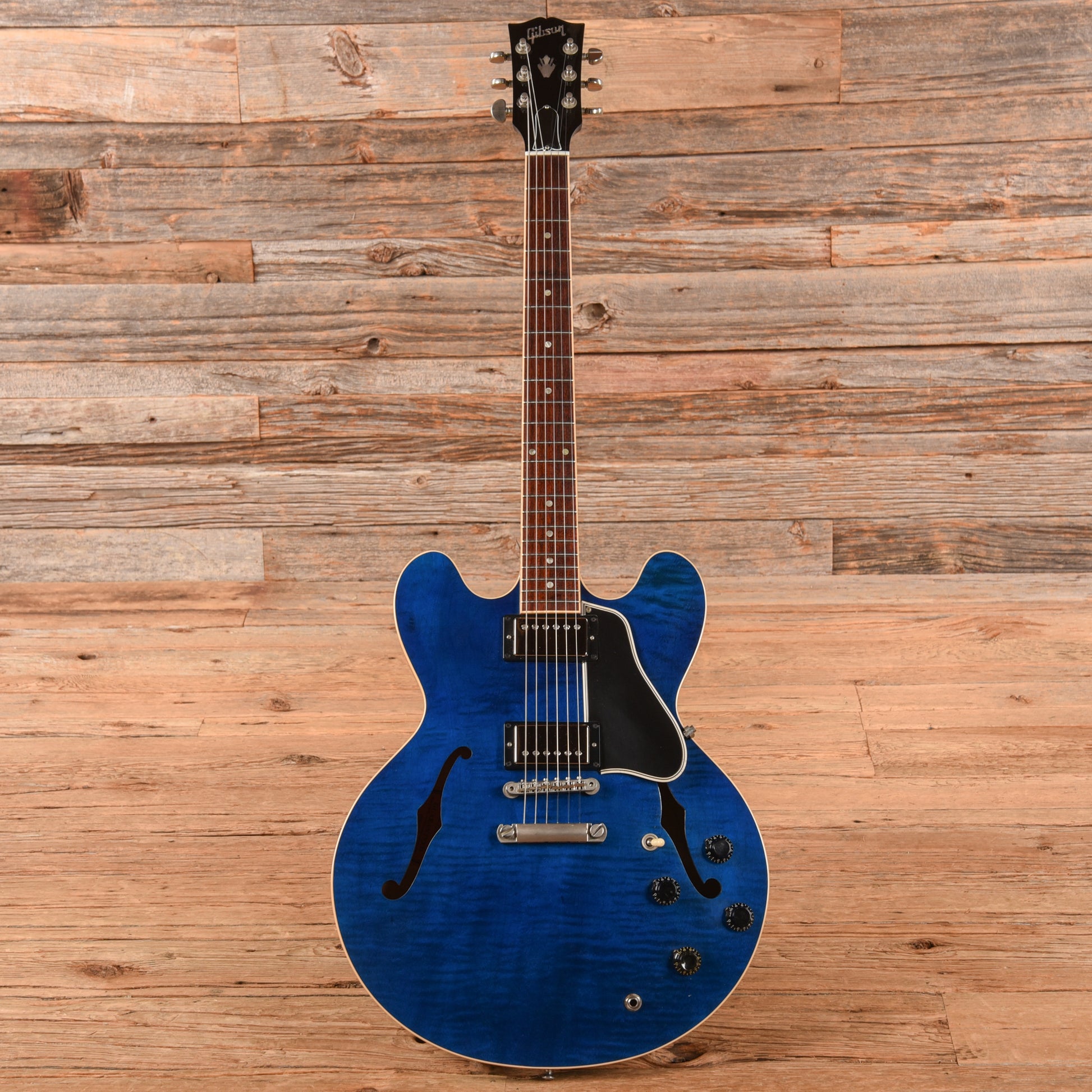 Gibson ES-335 Dot Figured Beale Street Blue 2008 Electric Guitars / Semi-Hollow