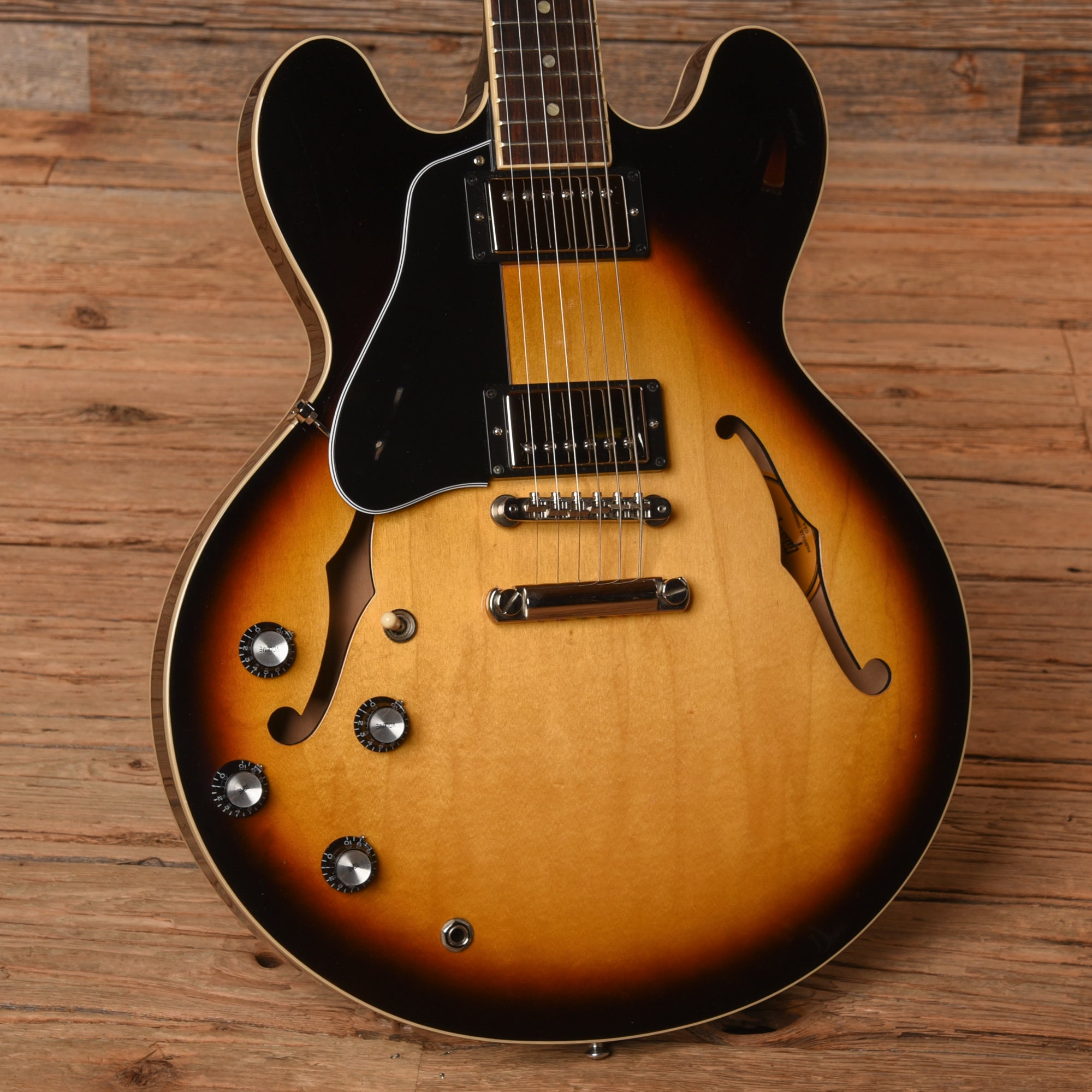 Gibson ES-335 Dot Tobacco Sunburst 2021 LEFTY Electric Guitars / Semi-Hollow