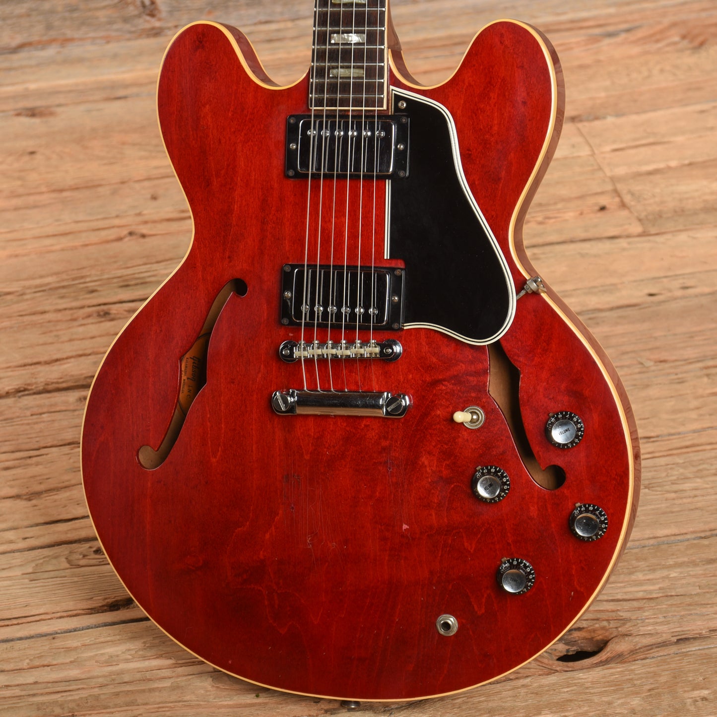 Gibson ES-335 (re-neck) Cherry 1968 Electric Guitars / Semi-Hollow