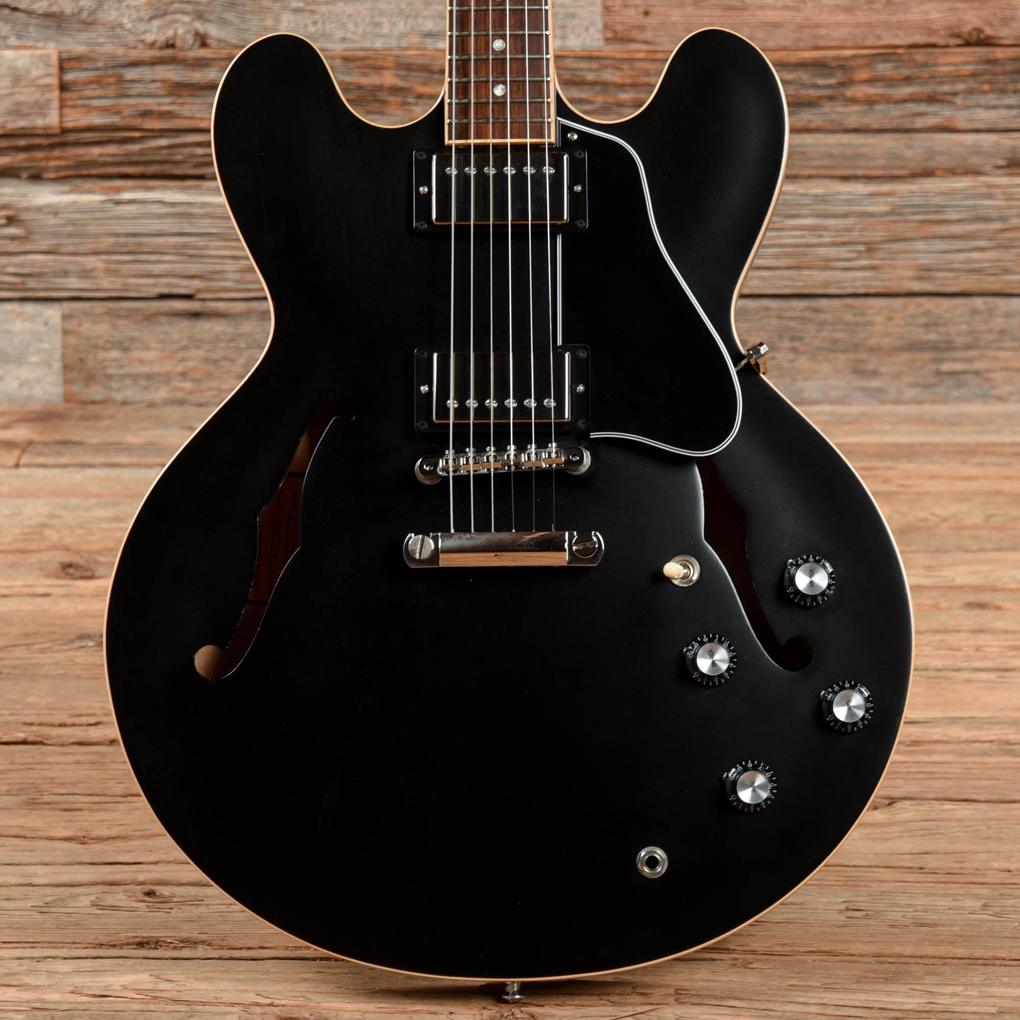 Gibson ES-335 Satin Ebony 2019 Electric Guitars / Semi-Hollow