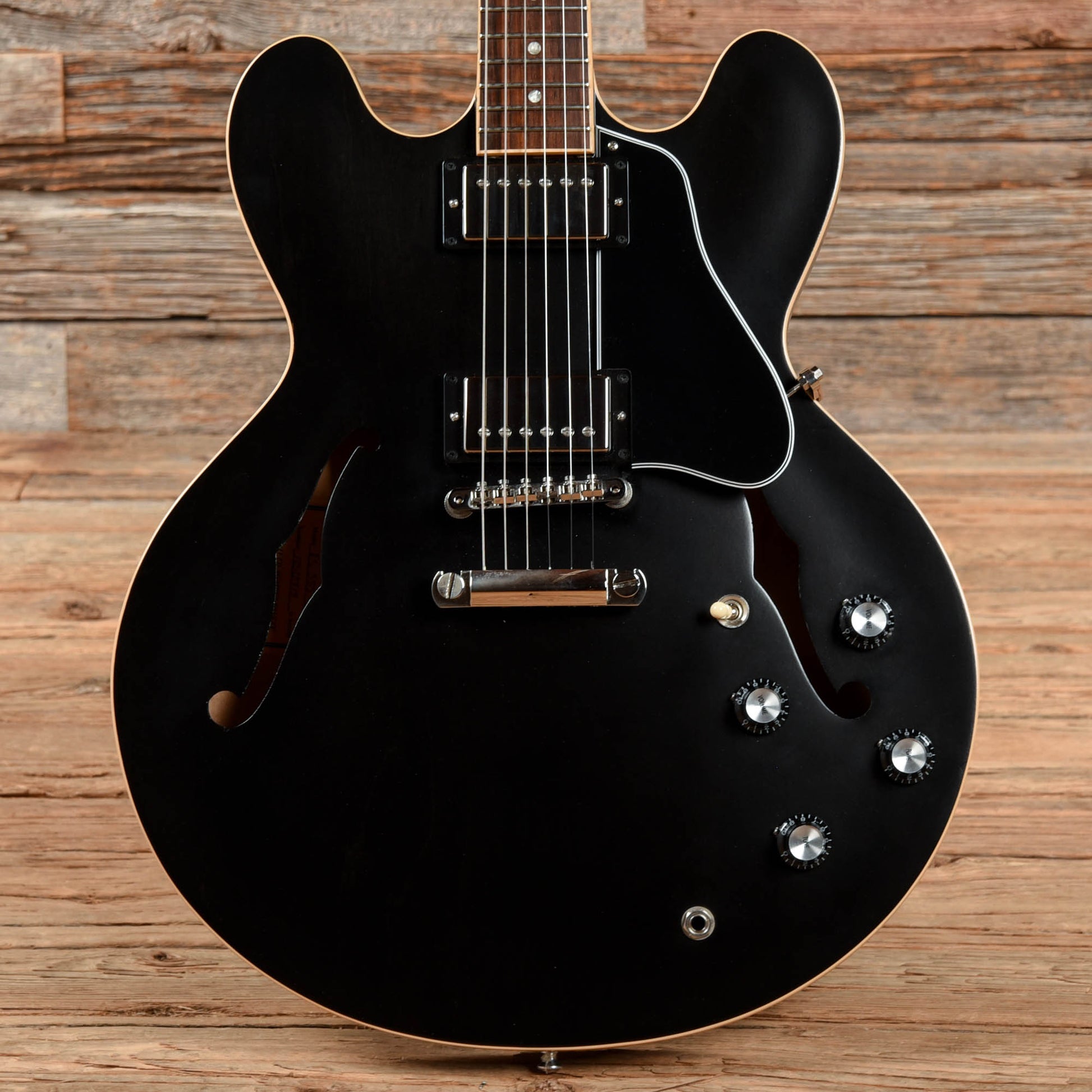 Gibson ES-335 Satin Ebony 2019 Electric Guitars / Semi-Hollow