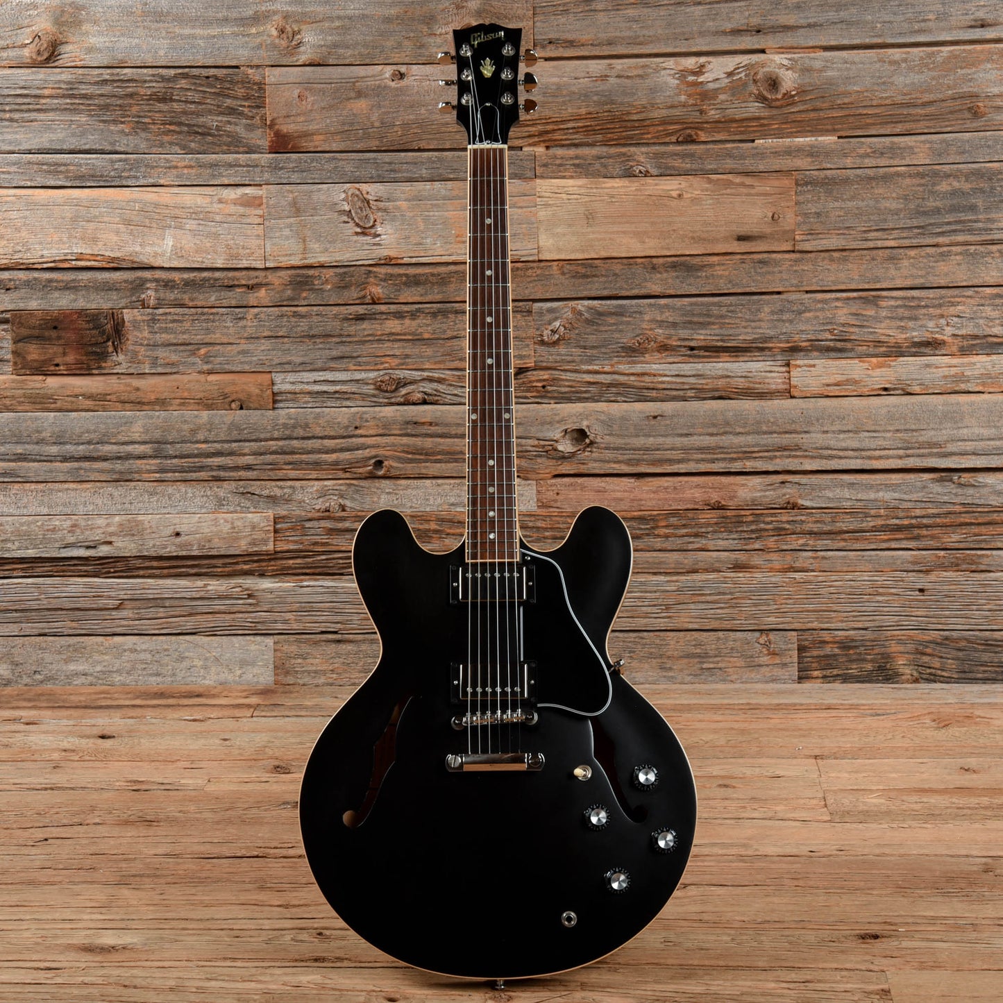 Gibson ES-335 Satin Ebony 2019 Electric Guitars / Semi-Hollow