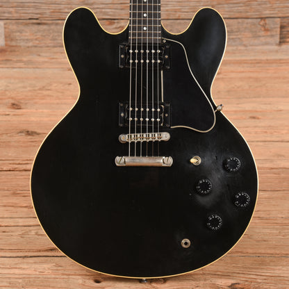 Gibson ES-335 Studio Black 1986 Electric Guitars / Semi-Hollow