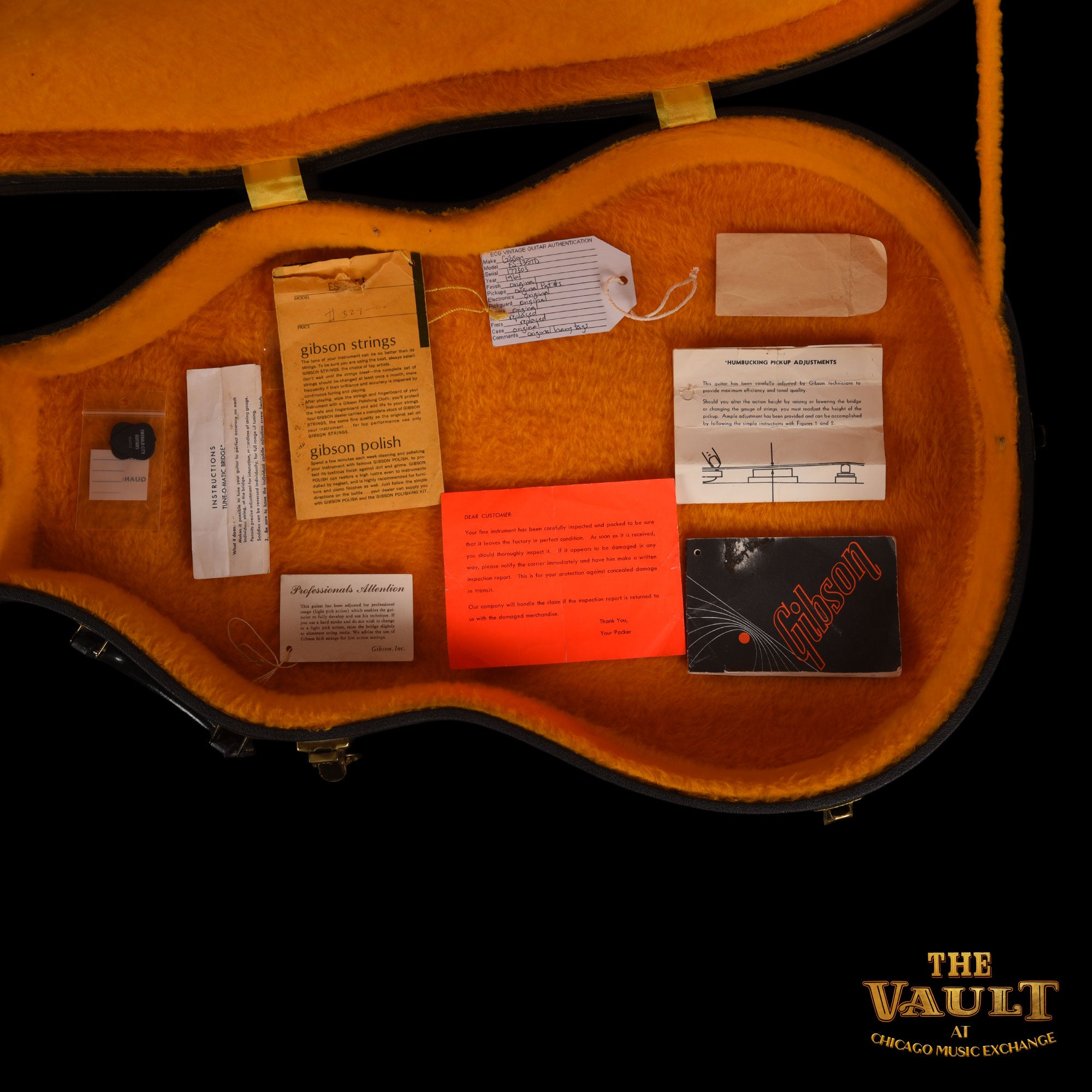 Gibson ES-335 Sunburst 1964 Electric Guitars / Semi-Hollow