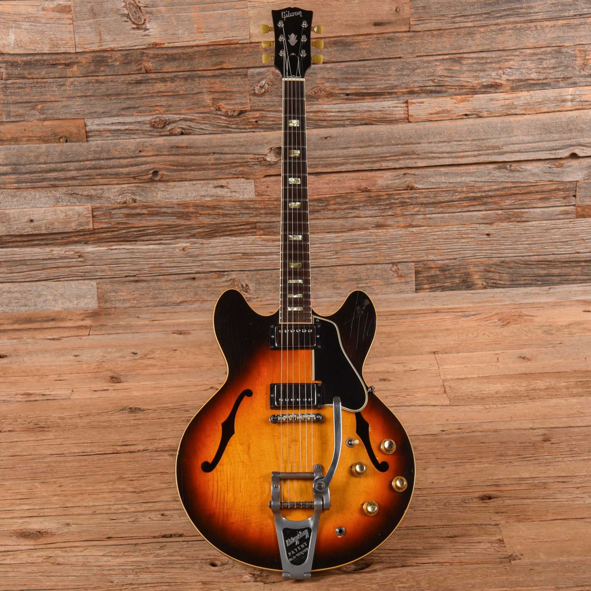 Gibson ES-335 w/Bigsby Sunburst 1969 - Dave Amato of REO Speedwagon Electric Guitars / Semi-Hollow