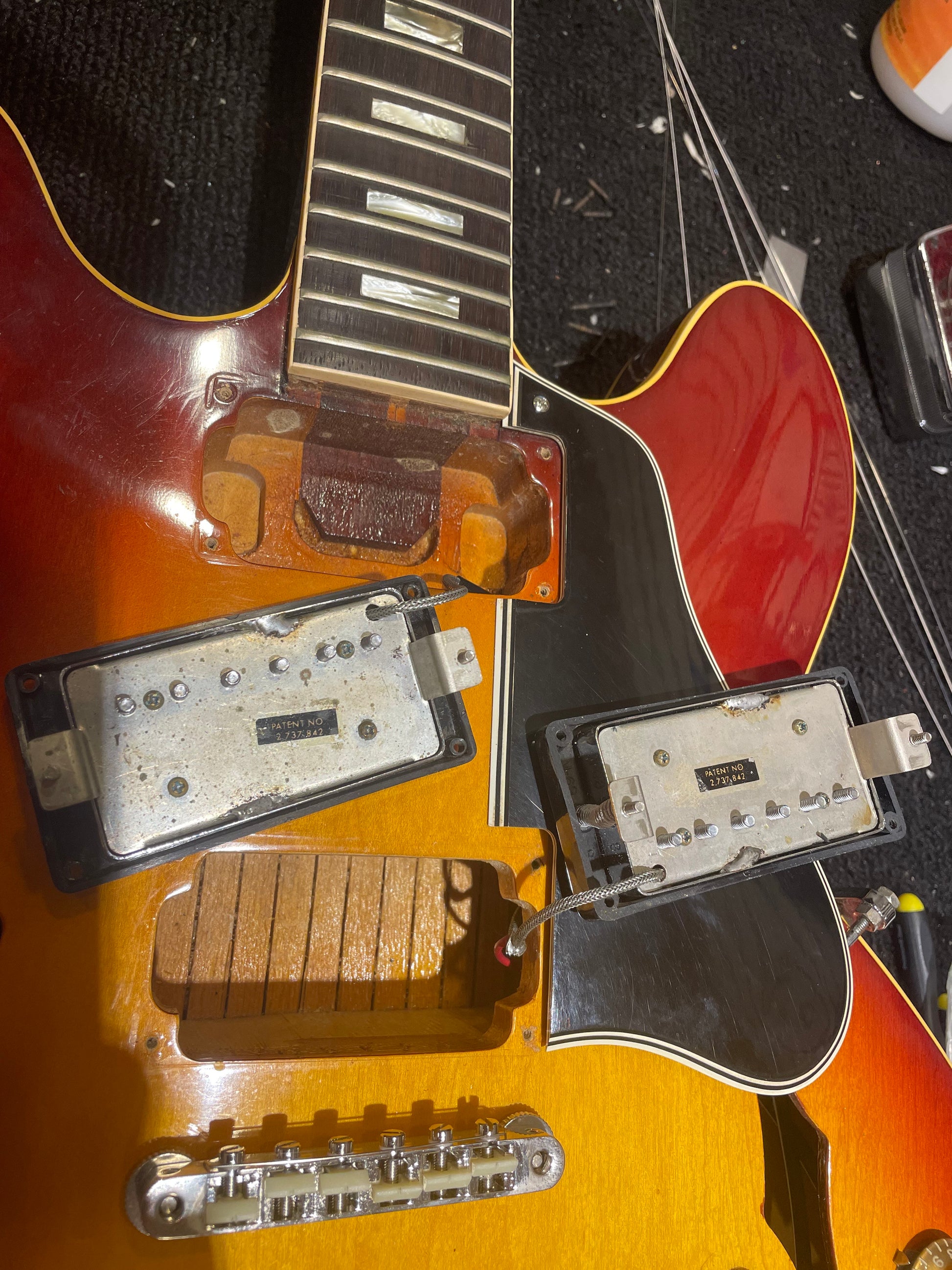 Gibson ES-335TD Sunburst 1965 Electric Guitars / Semi-Hollow