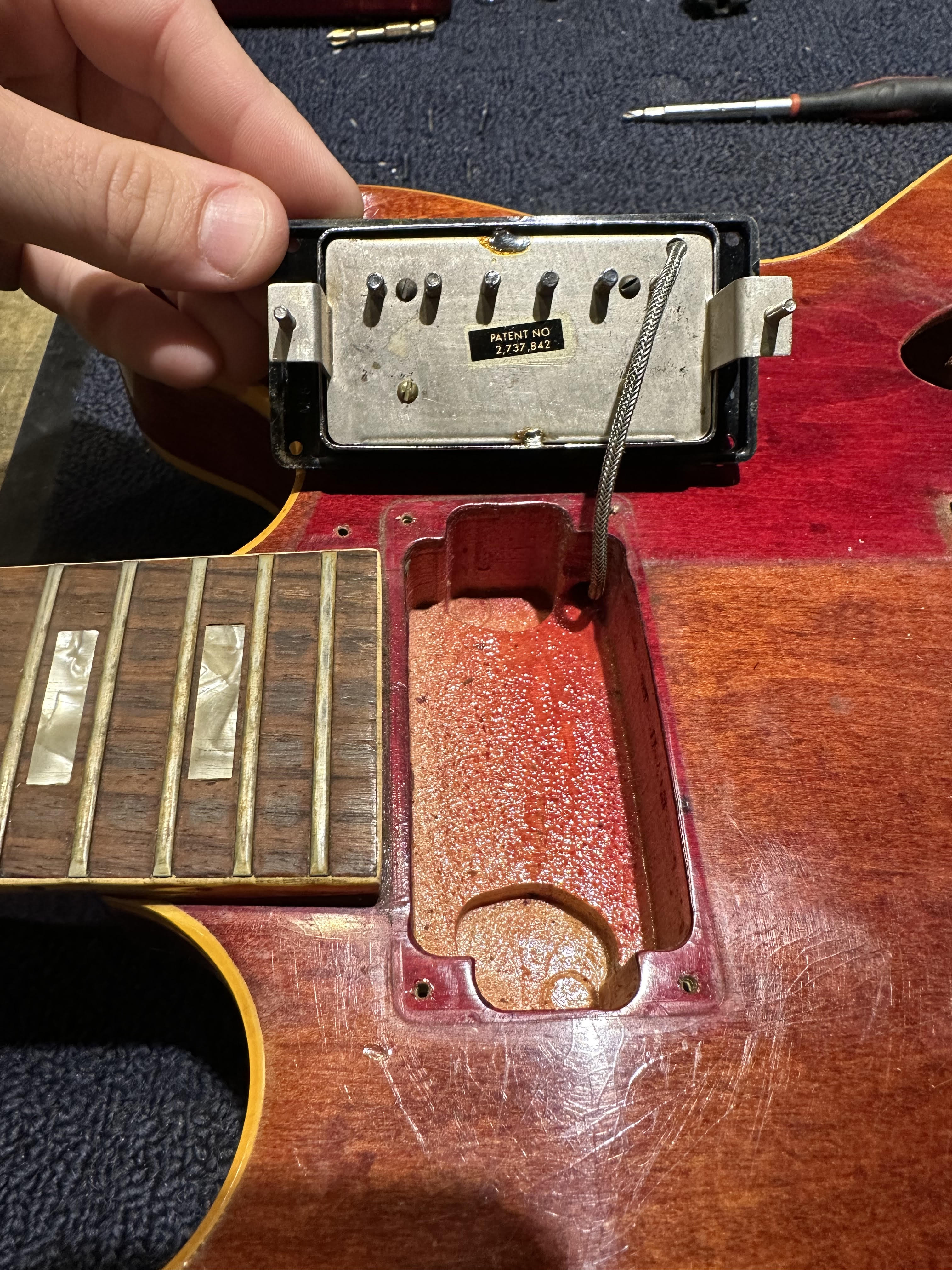 Gibson ES-335TDC Cherry 1971 Electric Guitars / Semi-Hollow