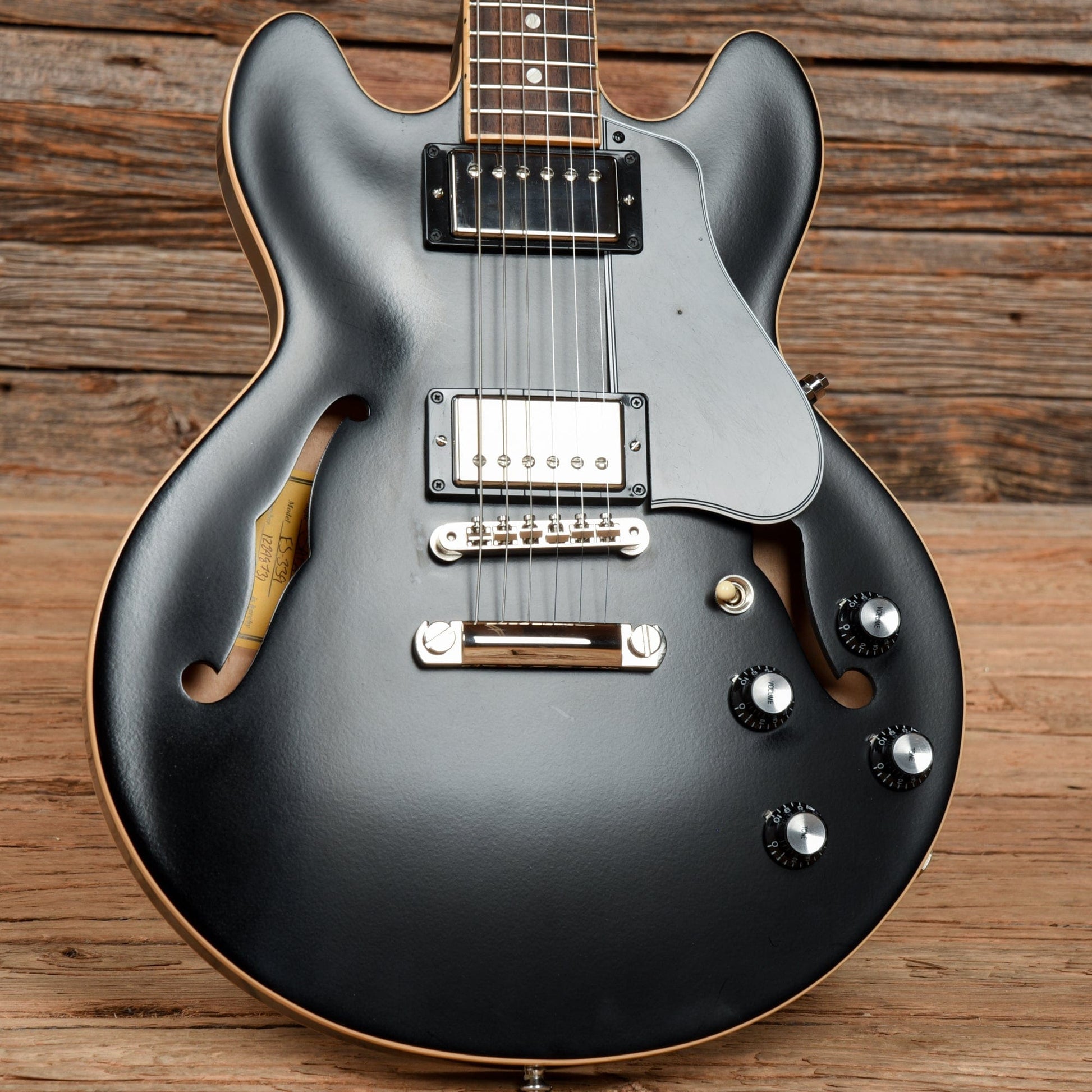 Gibson ES-339 Satin Ebony 2018 Electric Guitars / Semi-Hollow