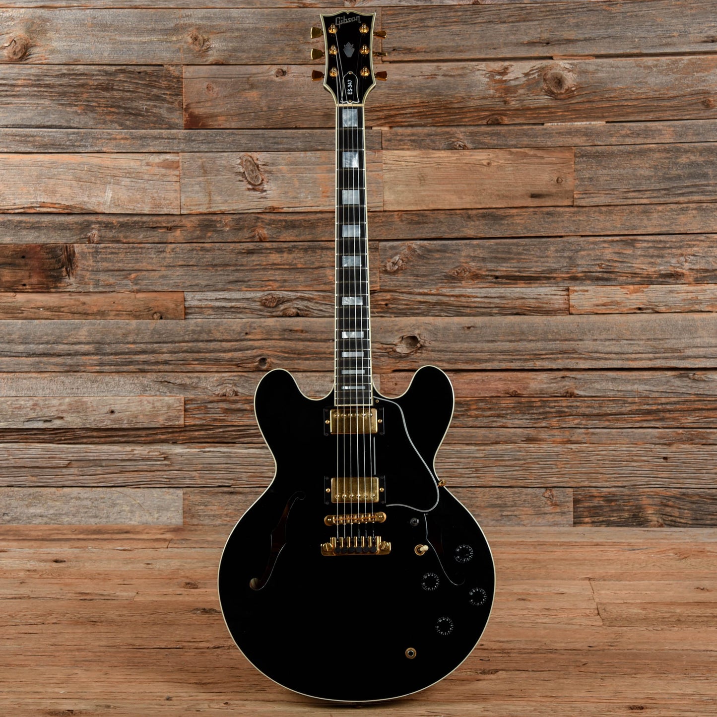 Gibson ES-347 Ebony 1989 Electric Guitars / Semi-Hollow