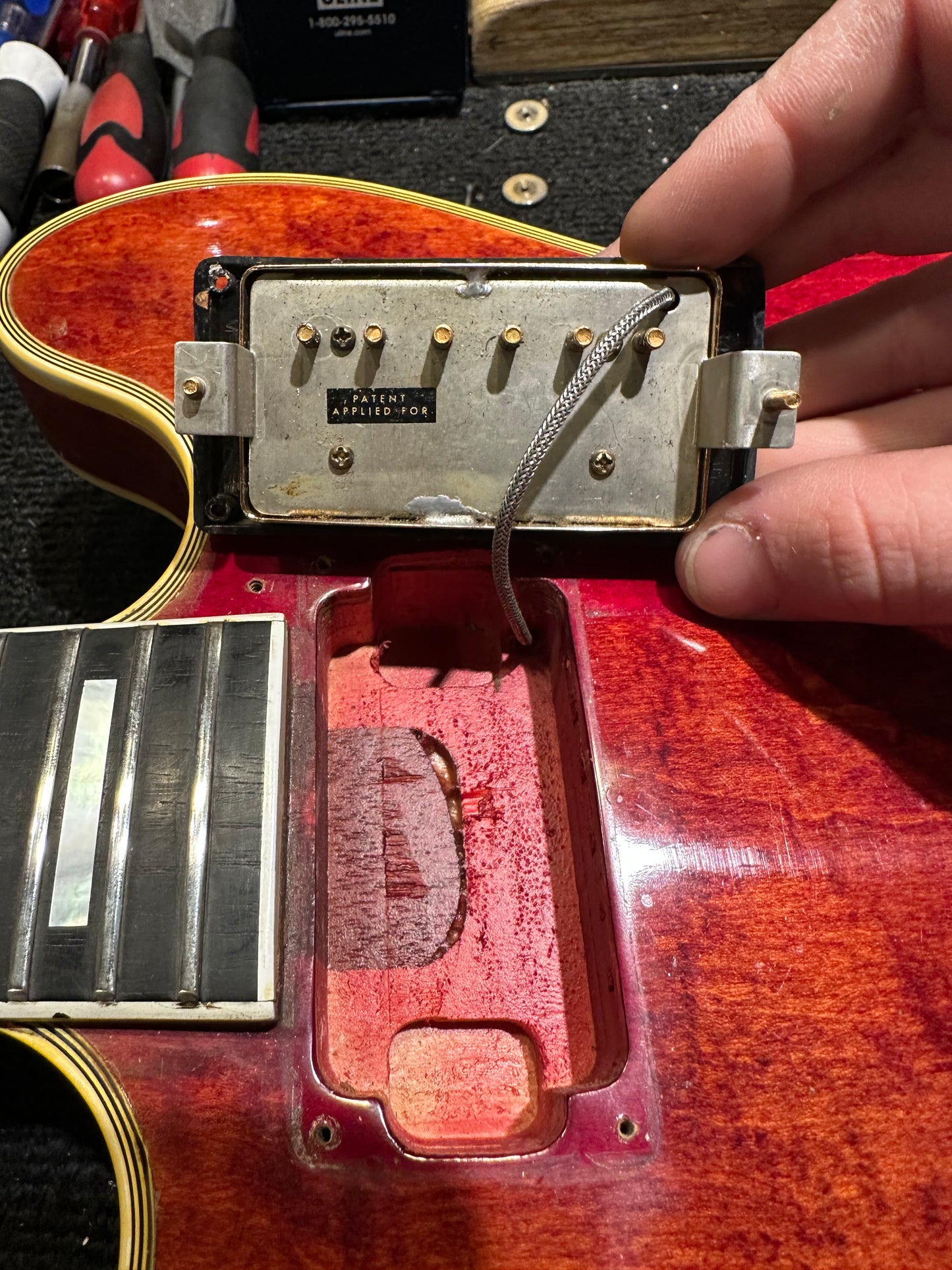 Gibson ES-355 Cherry 1962 Electric Guitars / Semi-Hollow