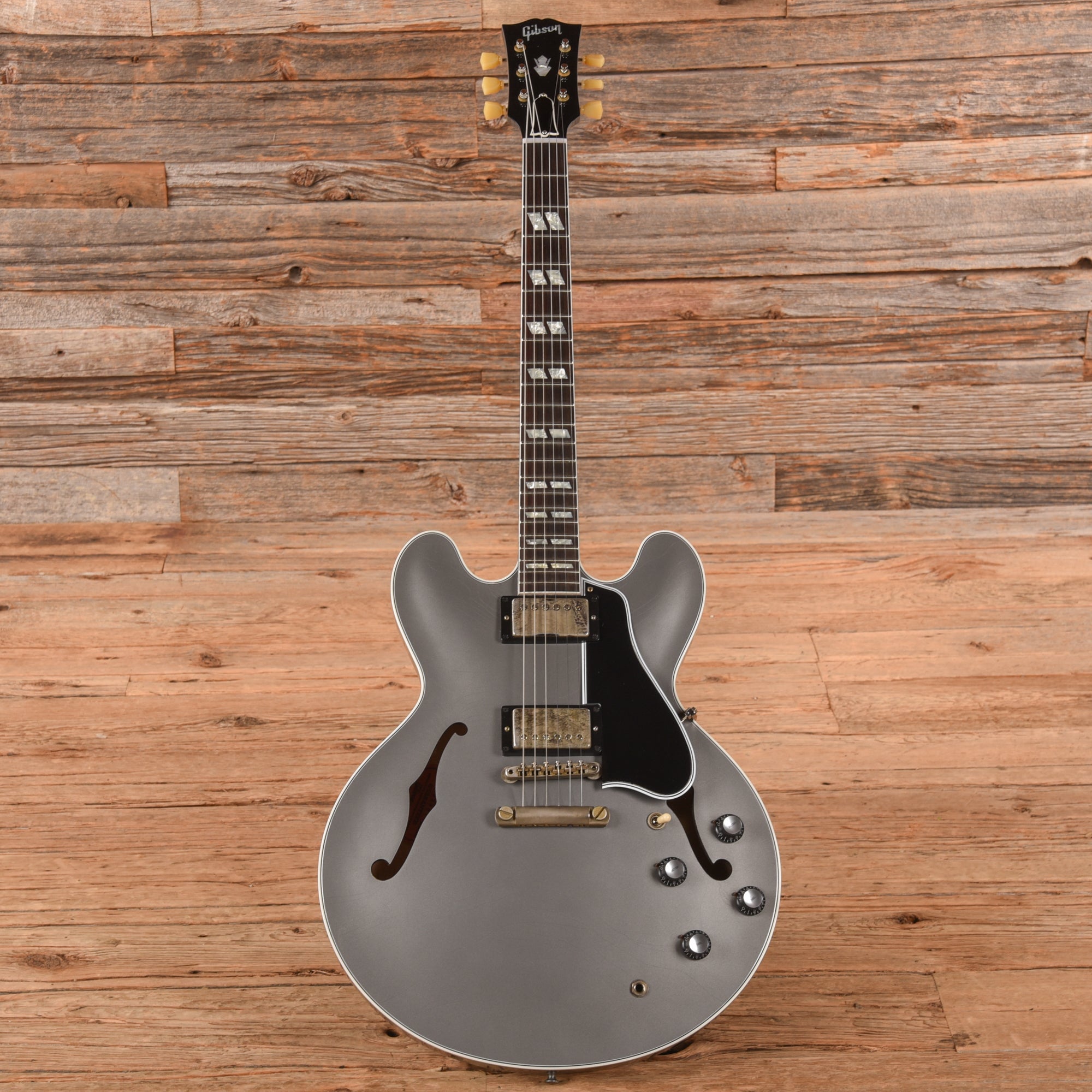 Gibson M2M Custom Murphy Lab '59 ES-355 Reissue Ultra Light Aged Silver 2025 Electric Guitars / Semi-Hollow