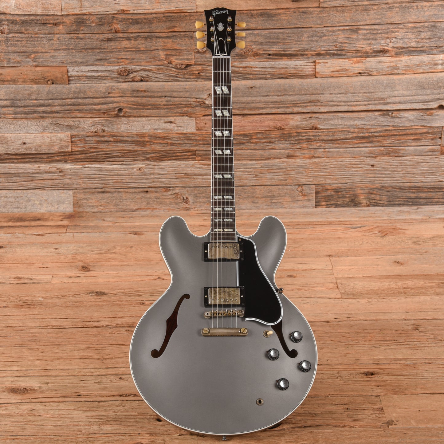 Gibson M2M Custom Murphy Lab '59 ES-355 Reissue Ultra Light Aged Silver 2025 Electric Guitars / Semi-Hollow