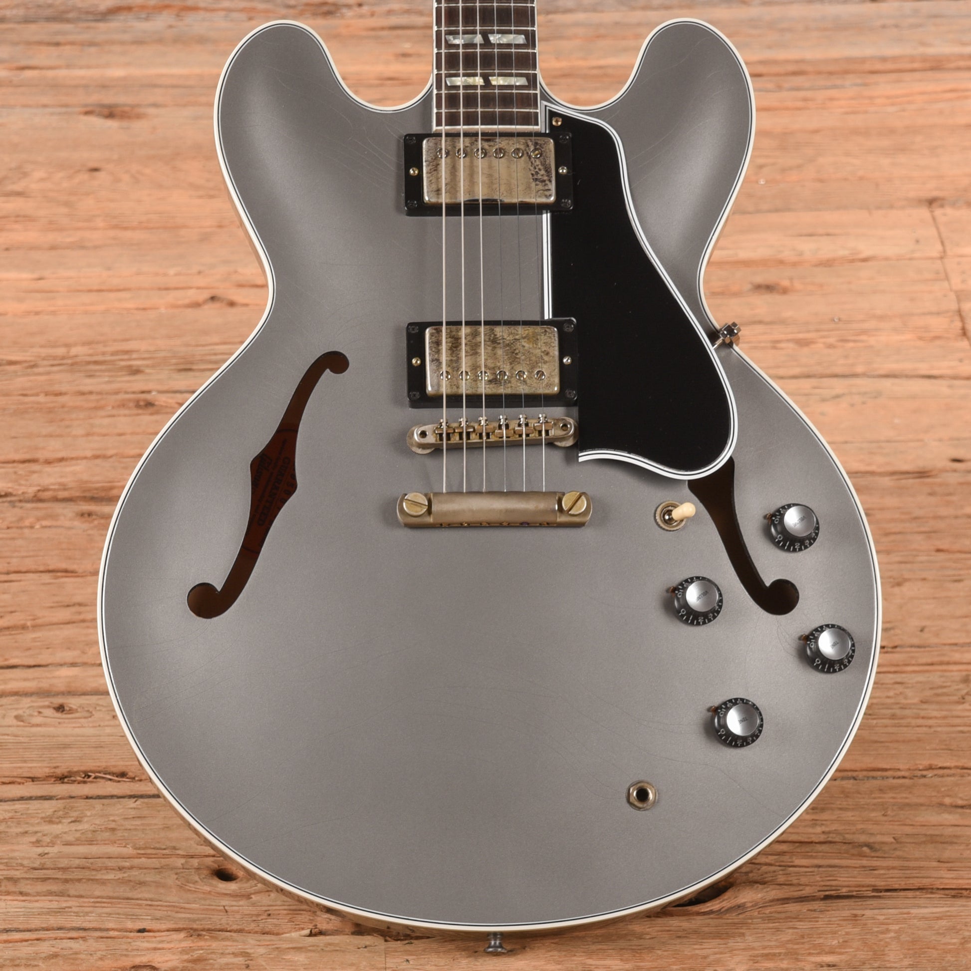 Gibson M2M Custom Murphy Lab '59 ES-355 Reissue Ultra Light Aged Silver 2025 Electric Guitars / Semi-Hollow