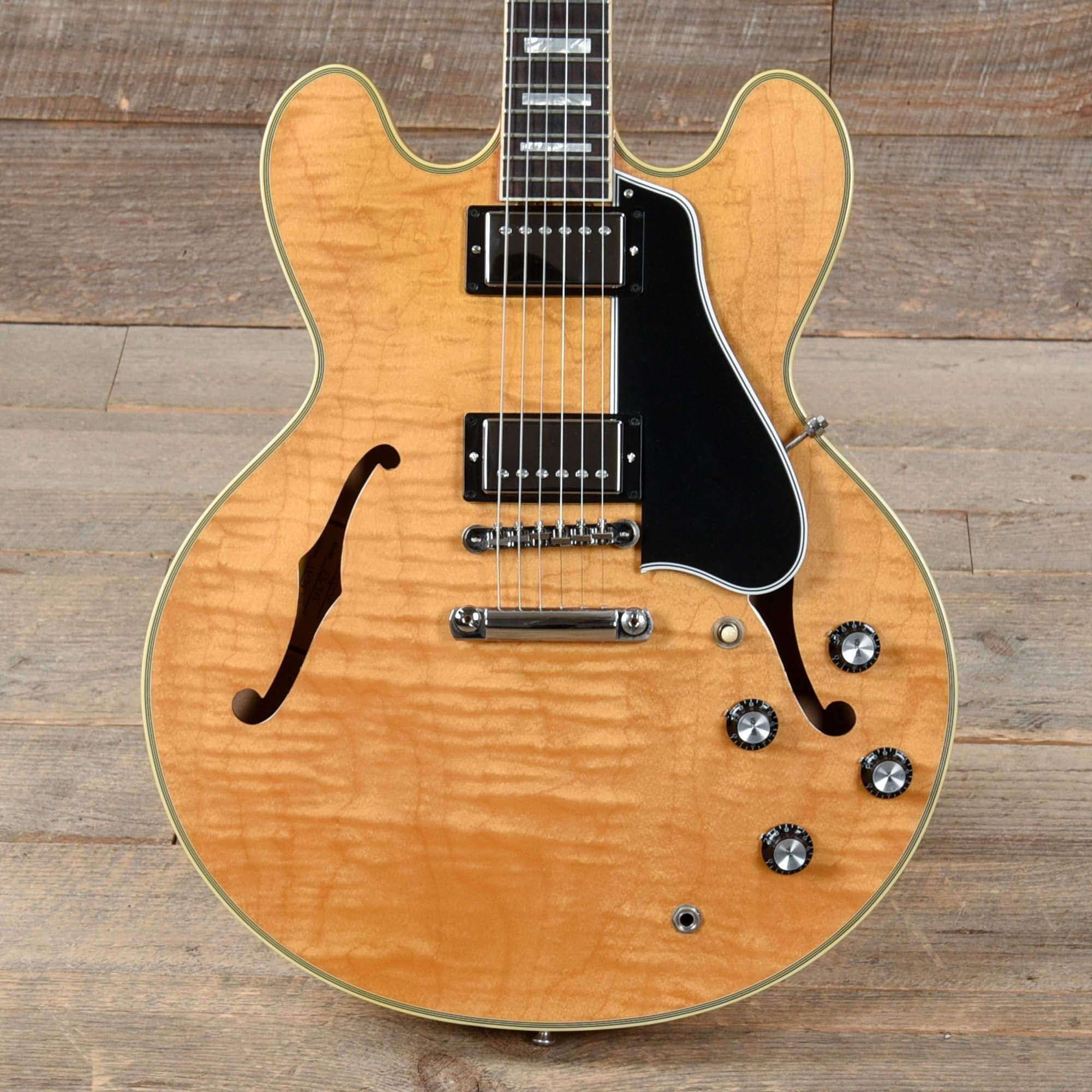 Gibson Memphis 2019 Limited ES-355 Figured Vintage Natural Electric Guitars / Semi-Hollow