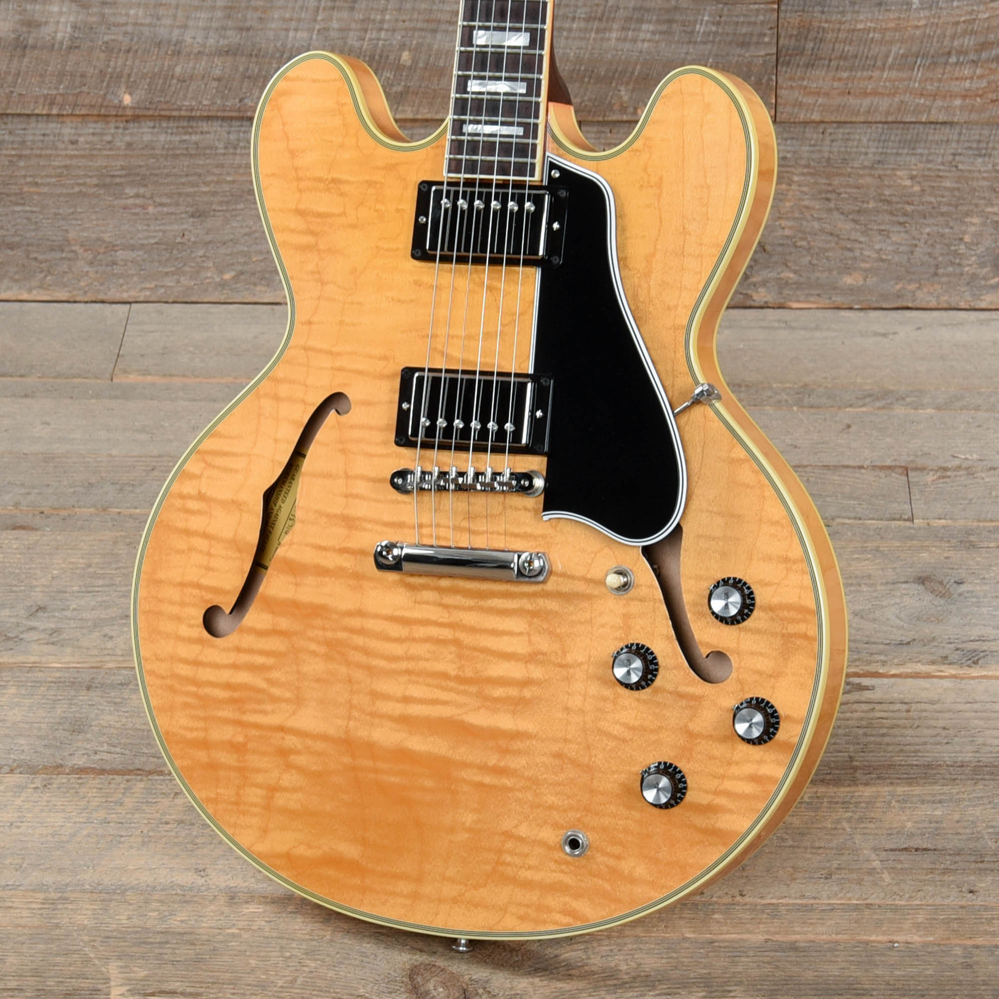 Gibson Memphis 2019 Limited ES-355 Figured Vintage Natural Electric Guitars / Semi-Hollow