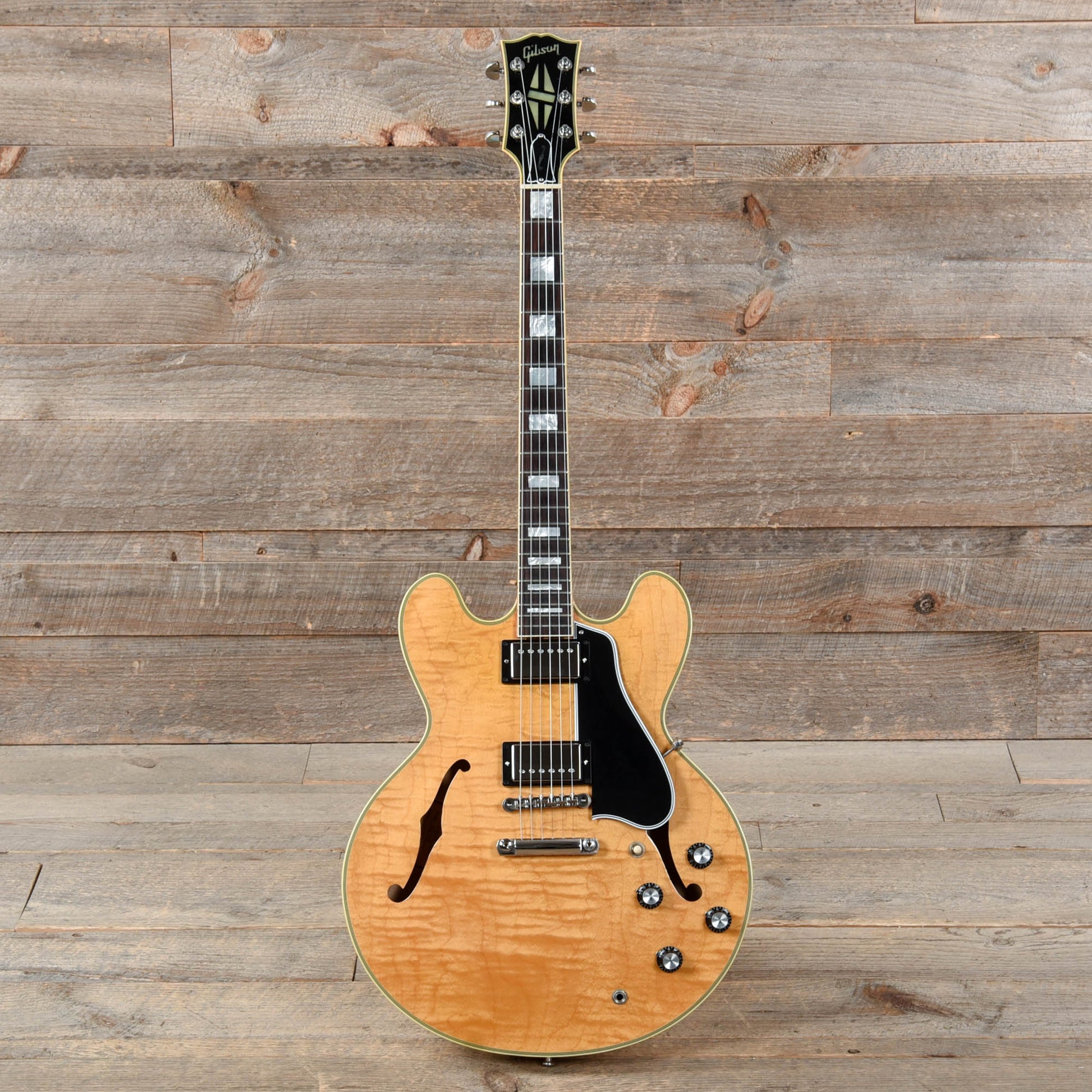 Gibson Memphis 2019 Limited ES-355 Figured Vintage Natural Electric Guitars / Semi-Hollow
