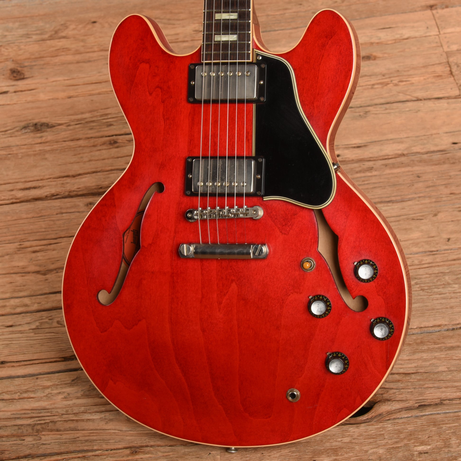 Gibson Memphis '63 ES-335 Block Faded Cherry Electric Guitars / Semi-Hollow