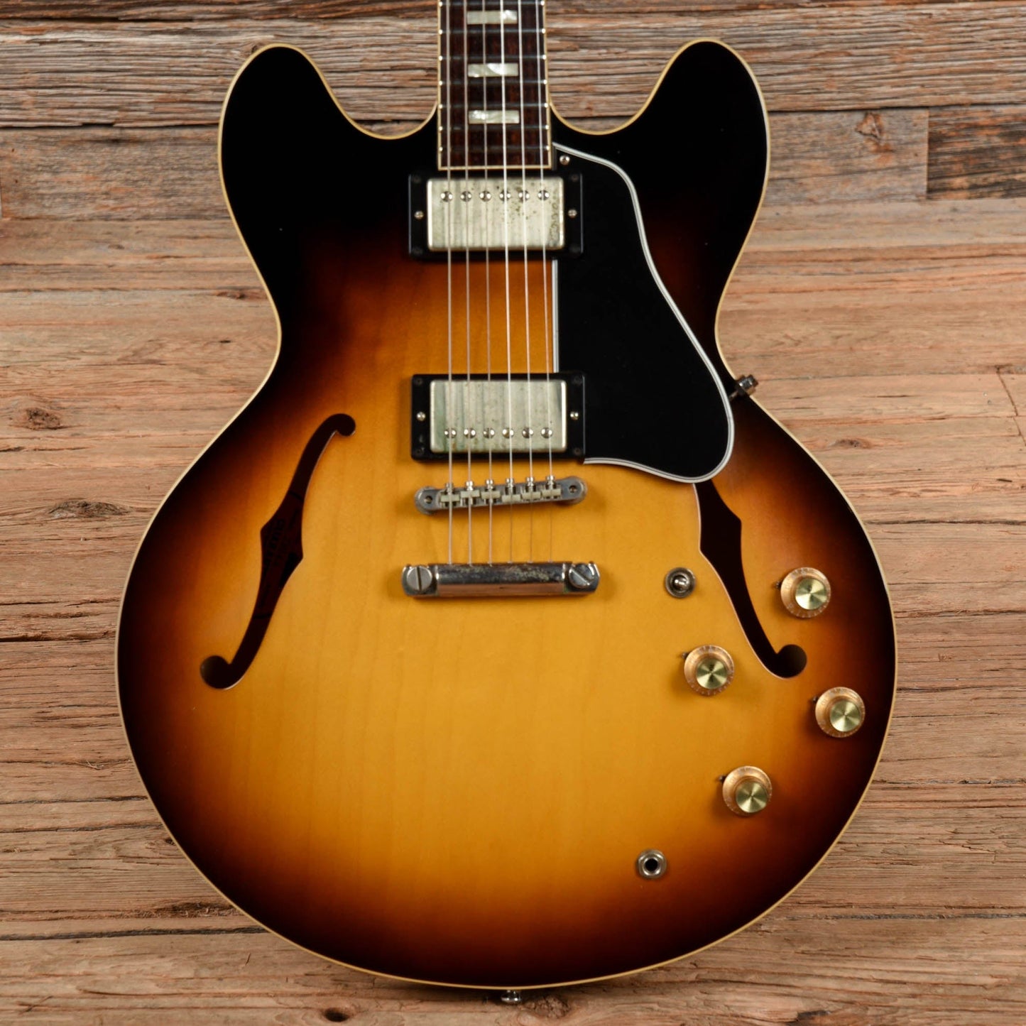 Gibson Memphis '63 ES-335 Block VOS Historic Burst 2016 Electric Guitars / Semi-Hollow