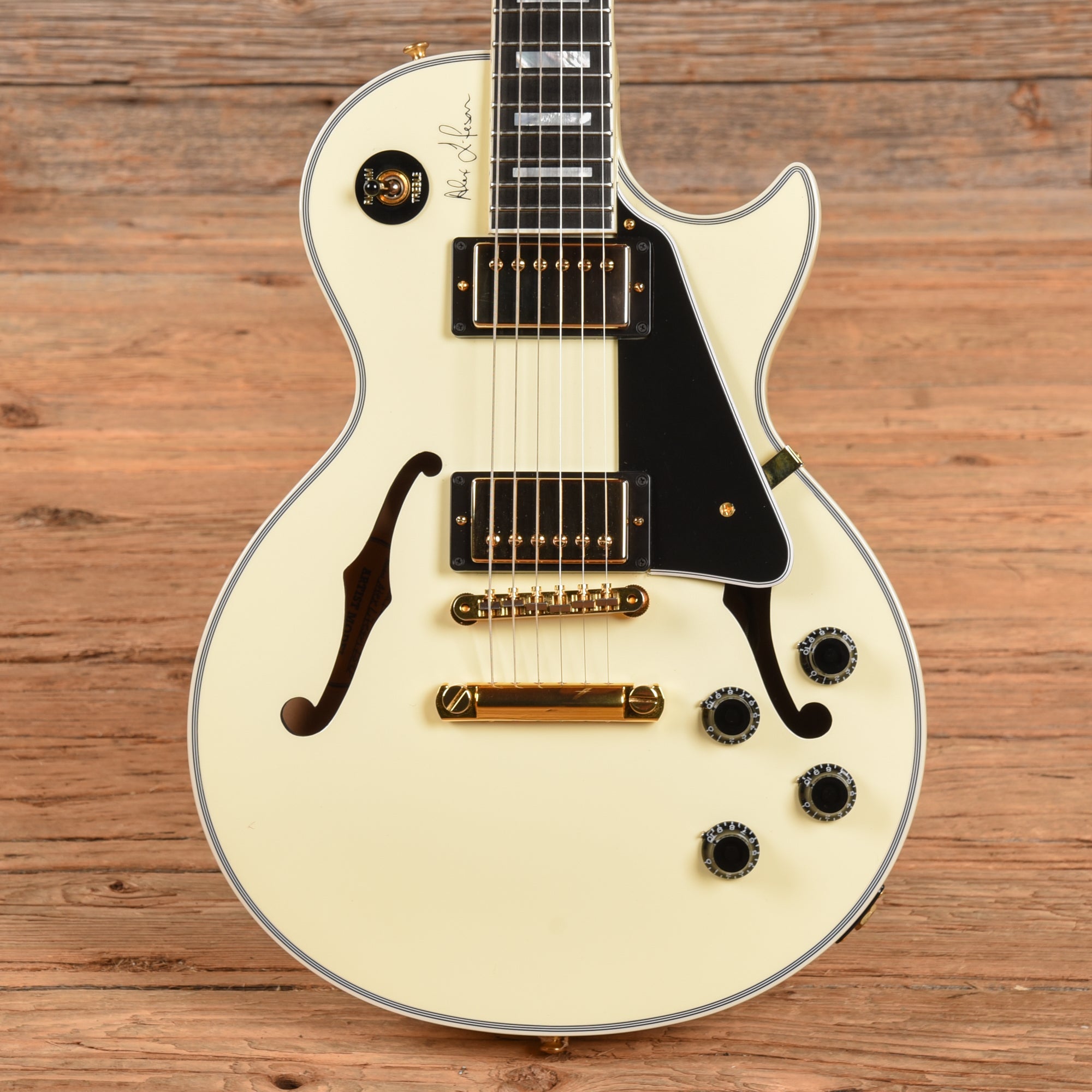 Gibson Memphis Alex Lifeson ES-Les Paul Custom #117/200 Alpine White 2017 Electric Guitars / Semi-Hollow