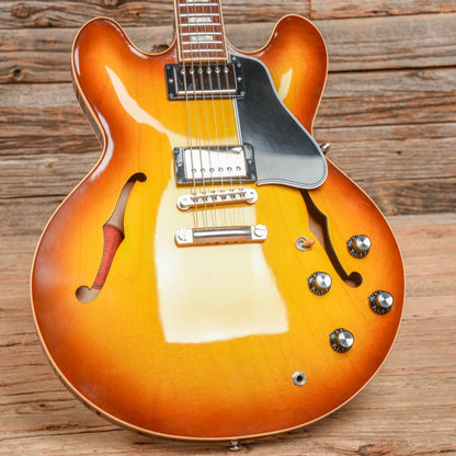 Gibson Memphis ES-335 Block Antique Tea Burst 2012 Electric Guitars / Semi-Hollow