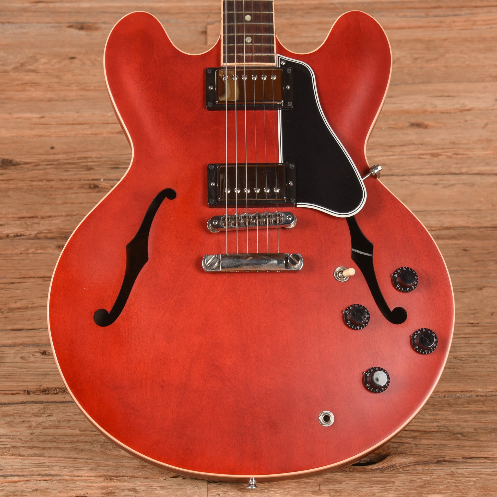 Gibson Memphis ES-335 Dot Satin Red 2013 Electric Guitars / Semi-Hollow