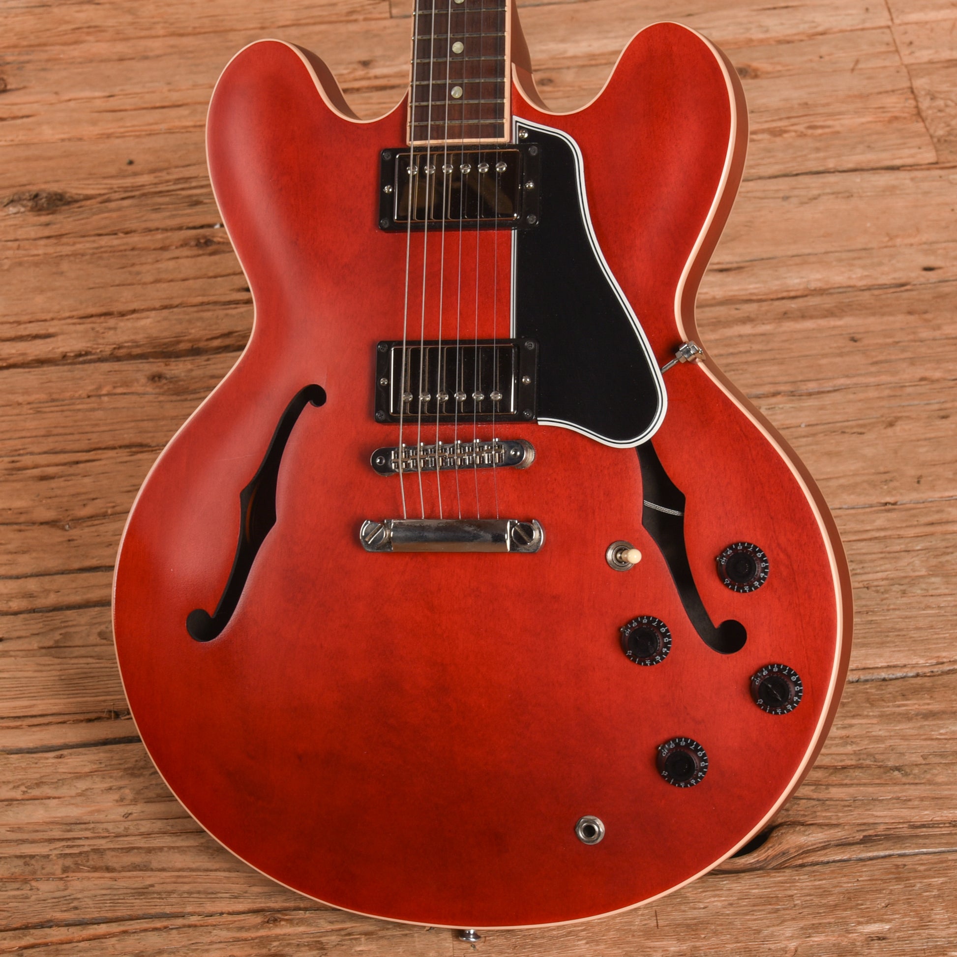 Gibson Memphis ES-335 Dot Satin Red 2013 Electric Guitars / Semi-Hollow