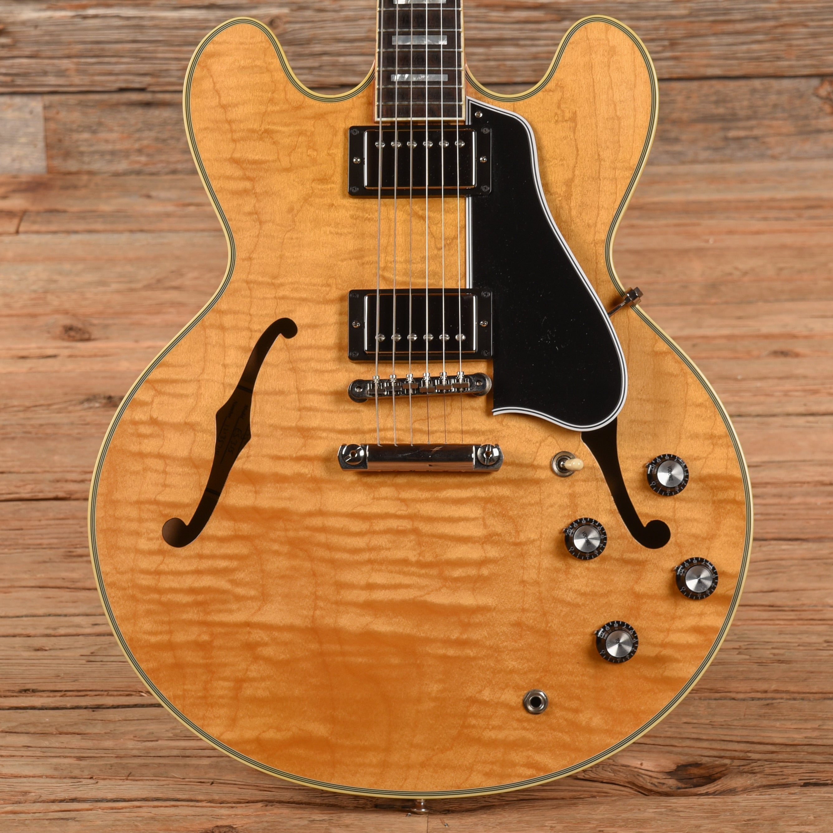 Gibson Memphis ES-355 Figured Natural 2018 Electric Guitars / Semi-Hollow