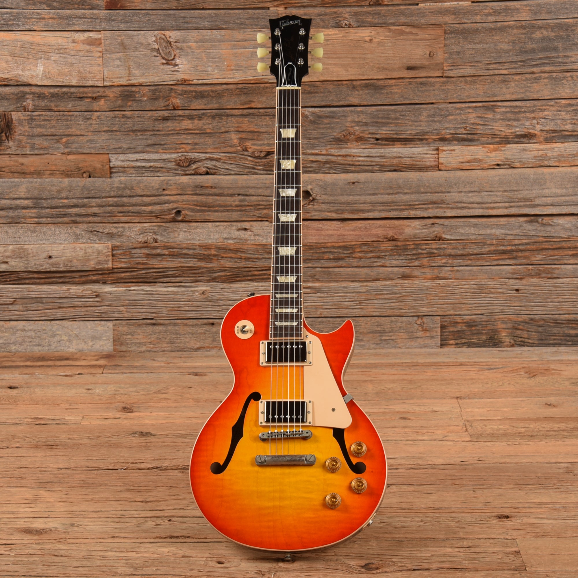 Gibson Memphis ES-Les Paul Cherry Sunburst 2015 Electric Guitars / Semi-Hollow
