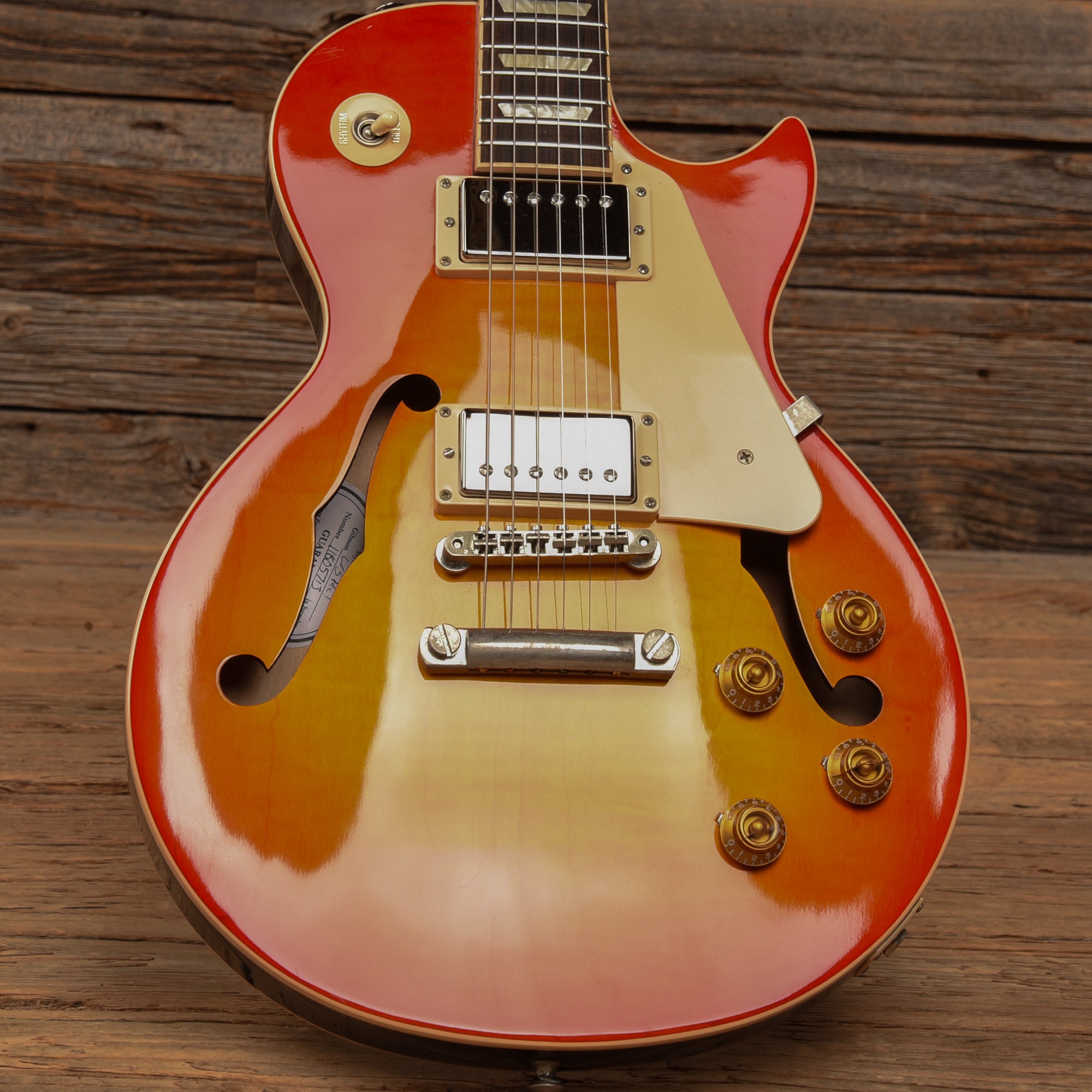 Gibson Memphis ES-Les Paul Cherry Sunburst 2015 Electric Guitars / Semi-Hollow