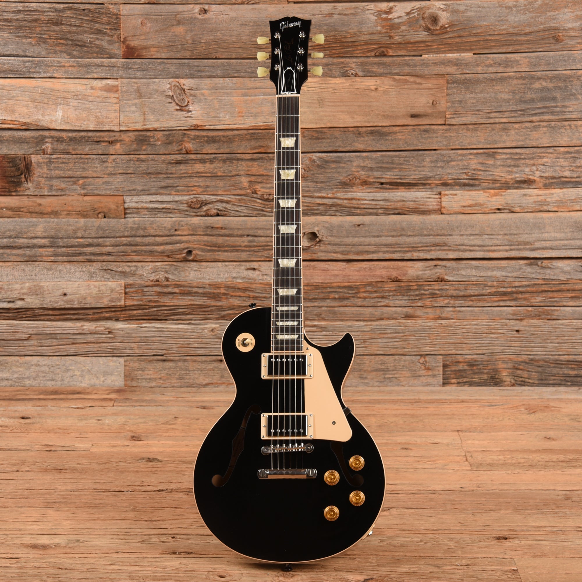Gibson Memphis ES Les Paul Ebony 2015 Electric Guitars / Semi-Hollow
