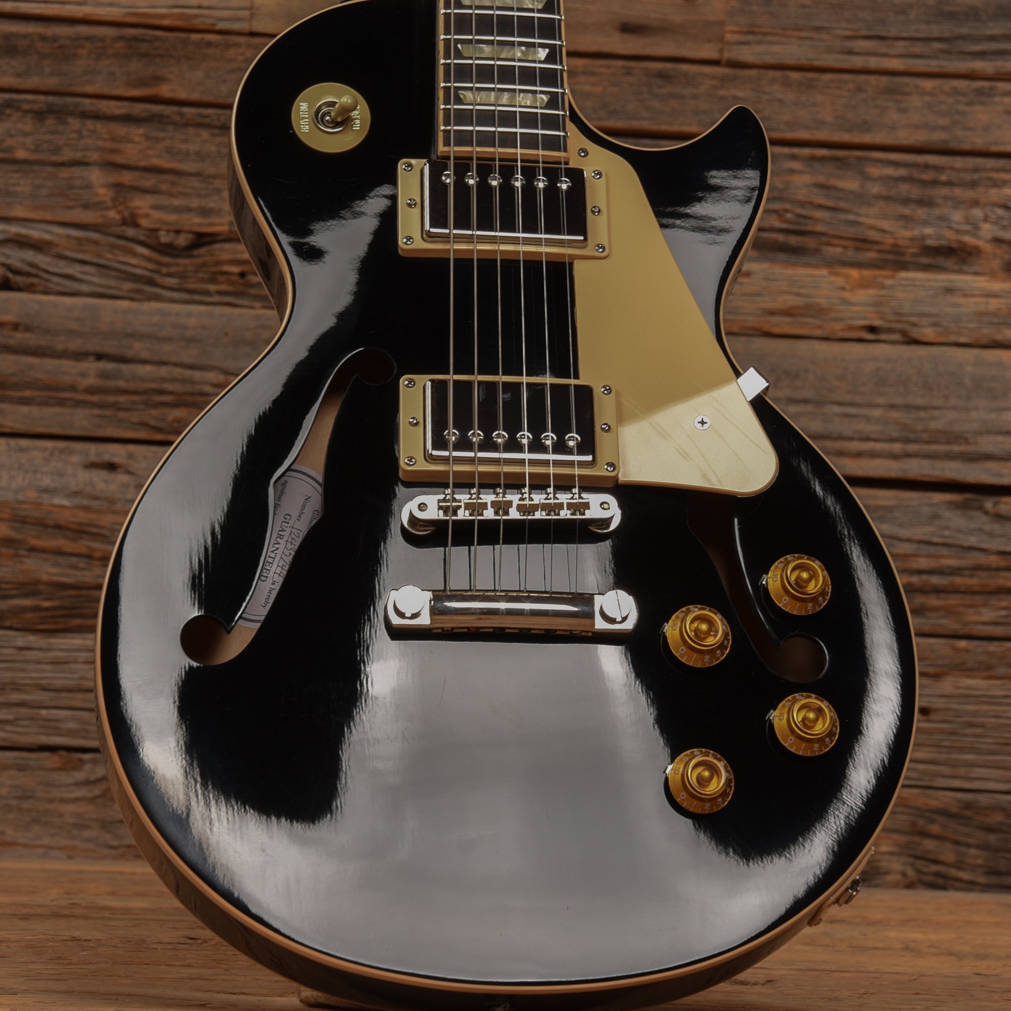 Gibson Memphis ES Les Paul Ebony 2015 Electric Guitars / Semi-Hollow