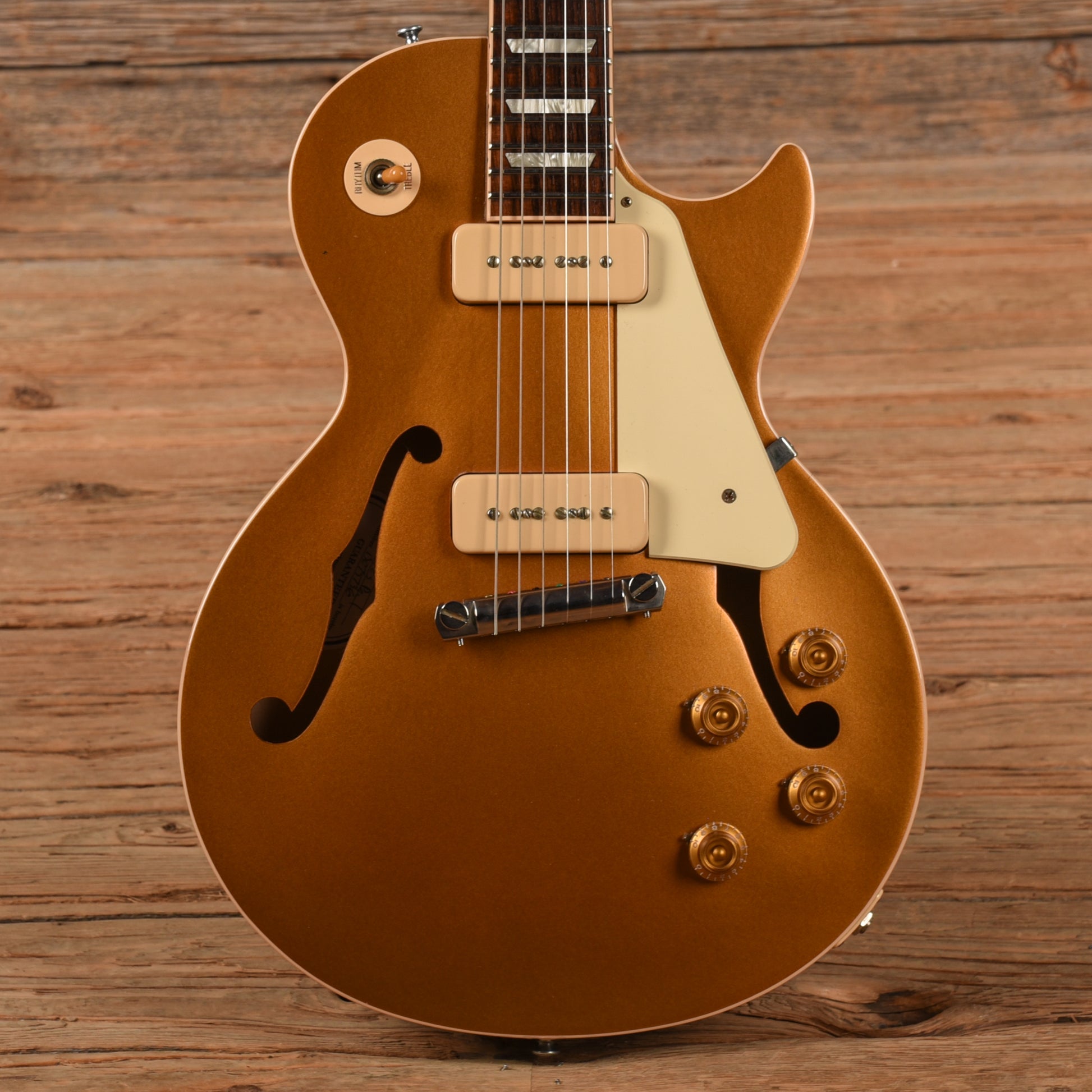 Gibson Memphis ES-Les Paul P90 VOS Goldtop 2015 Electric Guitars / Semi-Hollow
