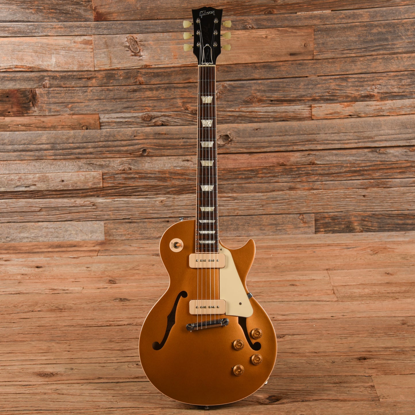 Gibson Memphis ES-Les Paul P90 VOS Goldtop 2015 Electric Guitars / Semi-Hollow