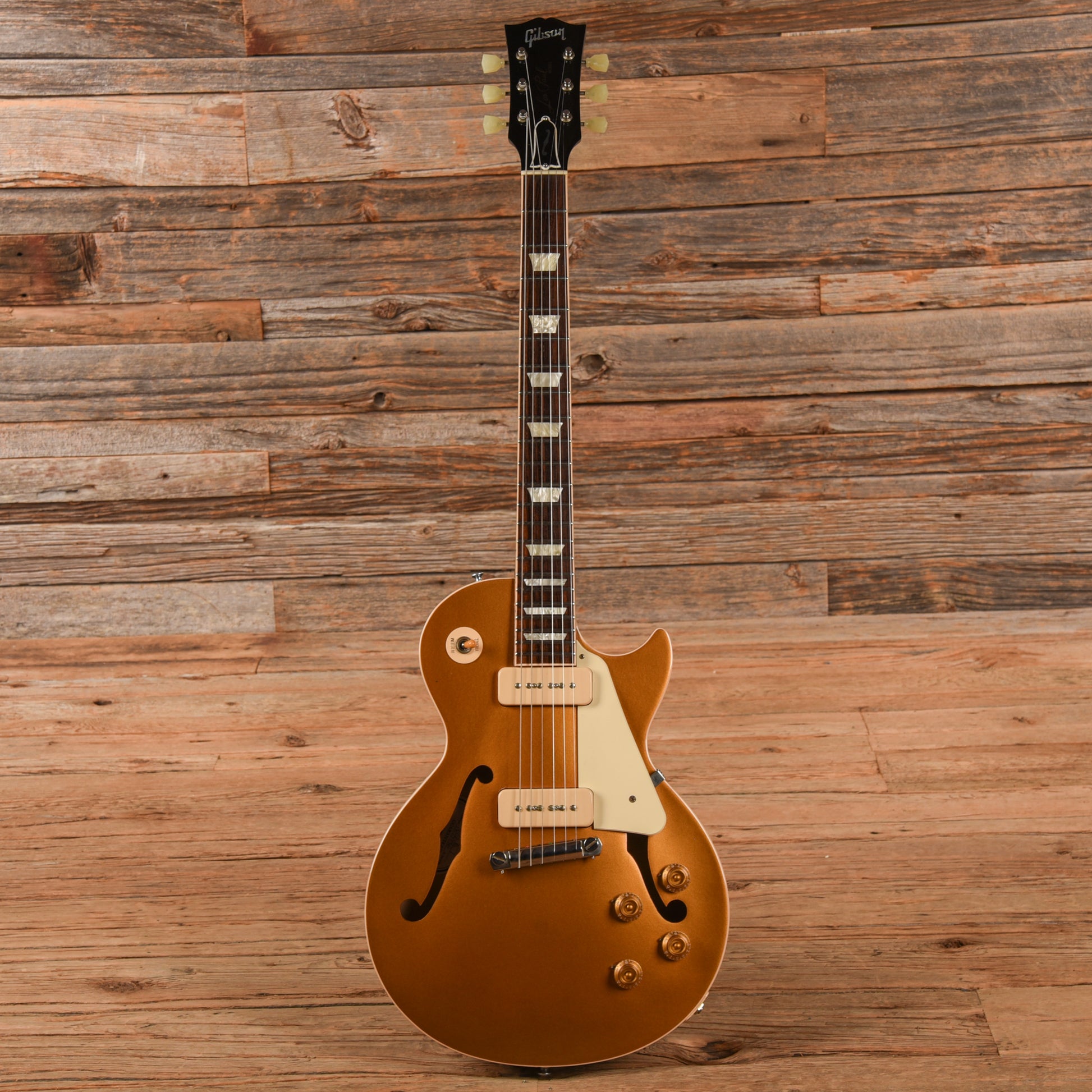 Gibson Memphis ES-Les Paul P90 VOS Goldtop 2015 Electric Guitars / Semi-Hollow