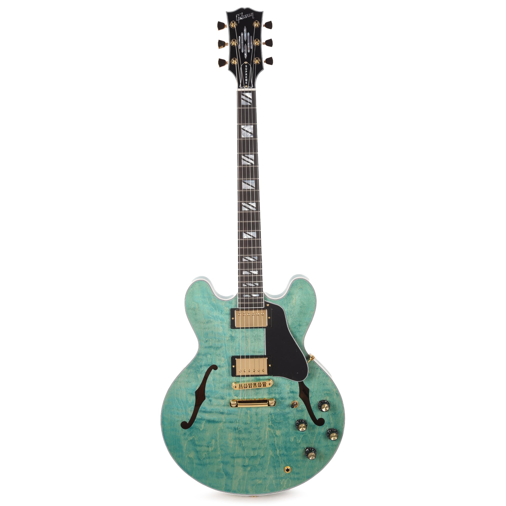 Gibson Modern ES Supreme AAA Maple Seafoam Green Electric Guitars / Semi-Hollow