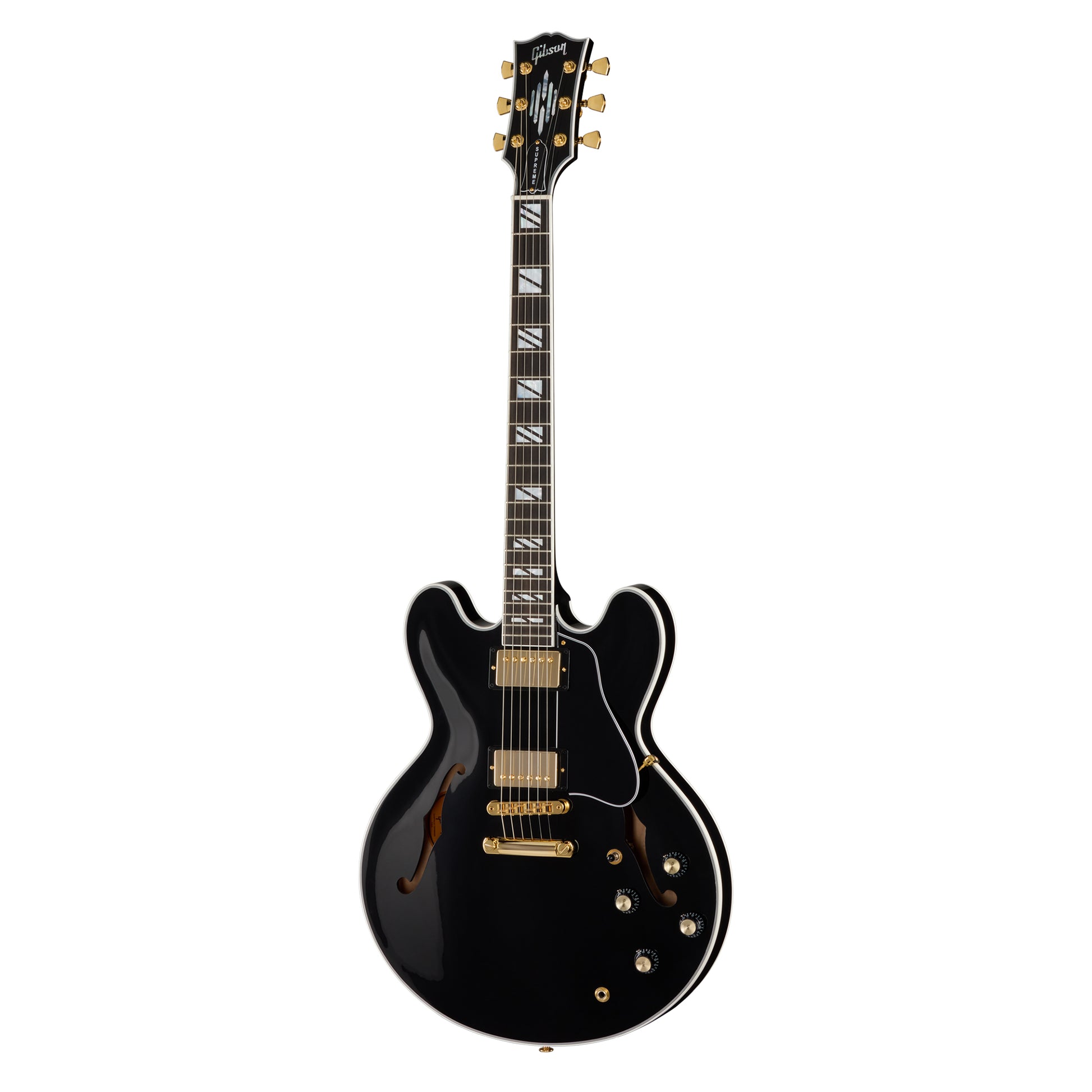 Gibson Modern ES Supreme Ebony Electric Guitars / Semi-Hollow