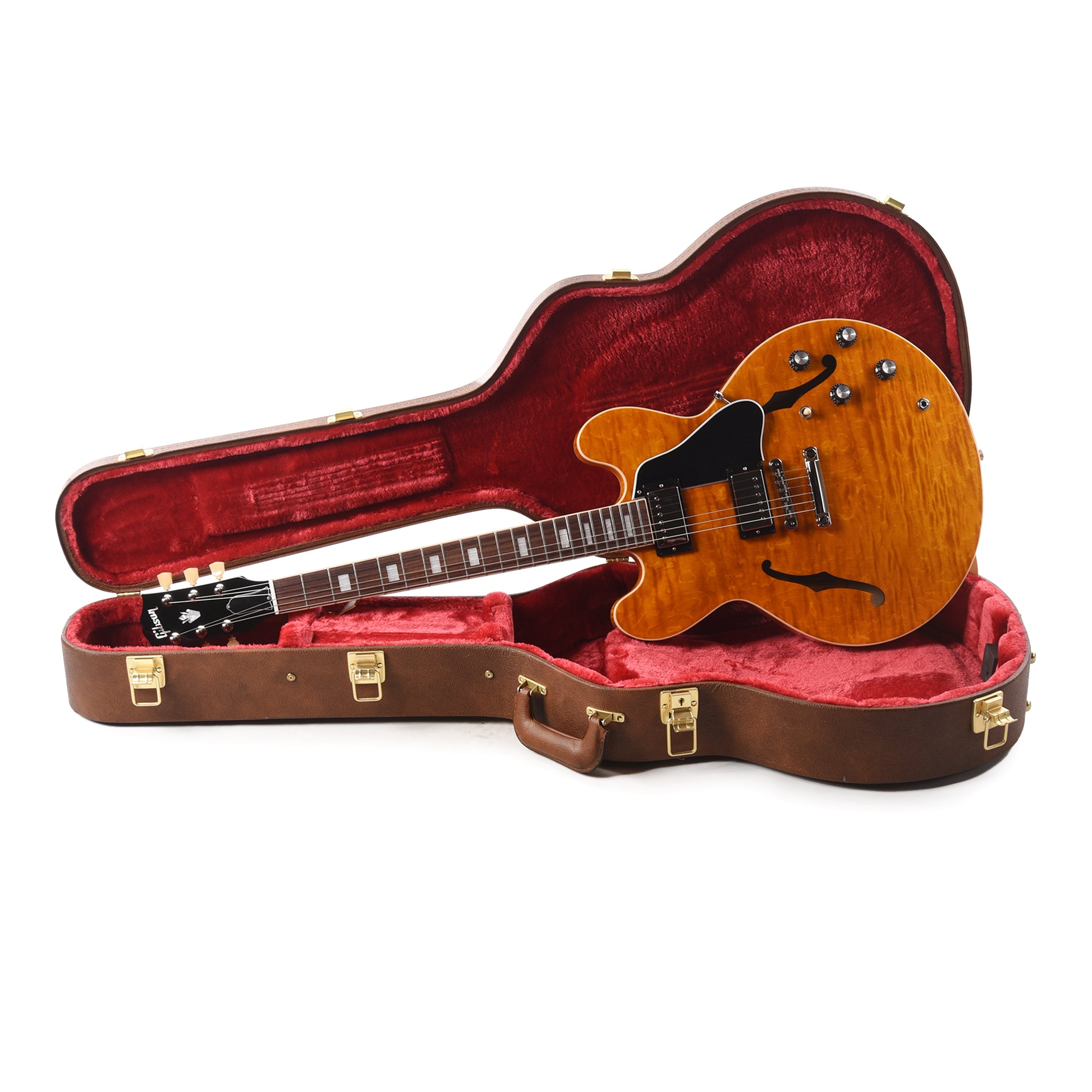 Gibson Original ES-335 Figured Honey Amber DEMO Electric Guitars / Semi-Hollow