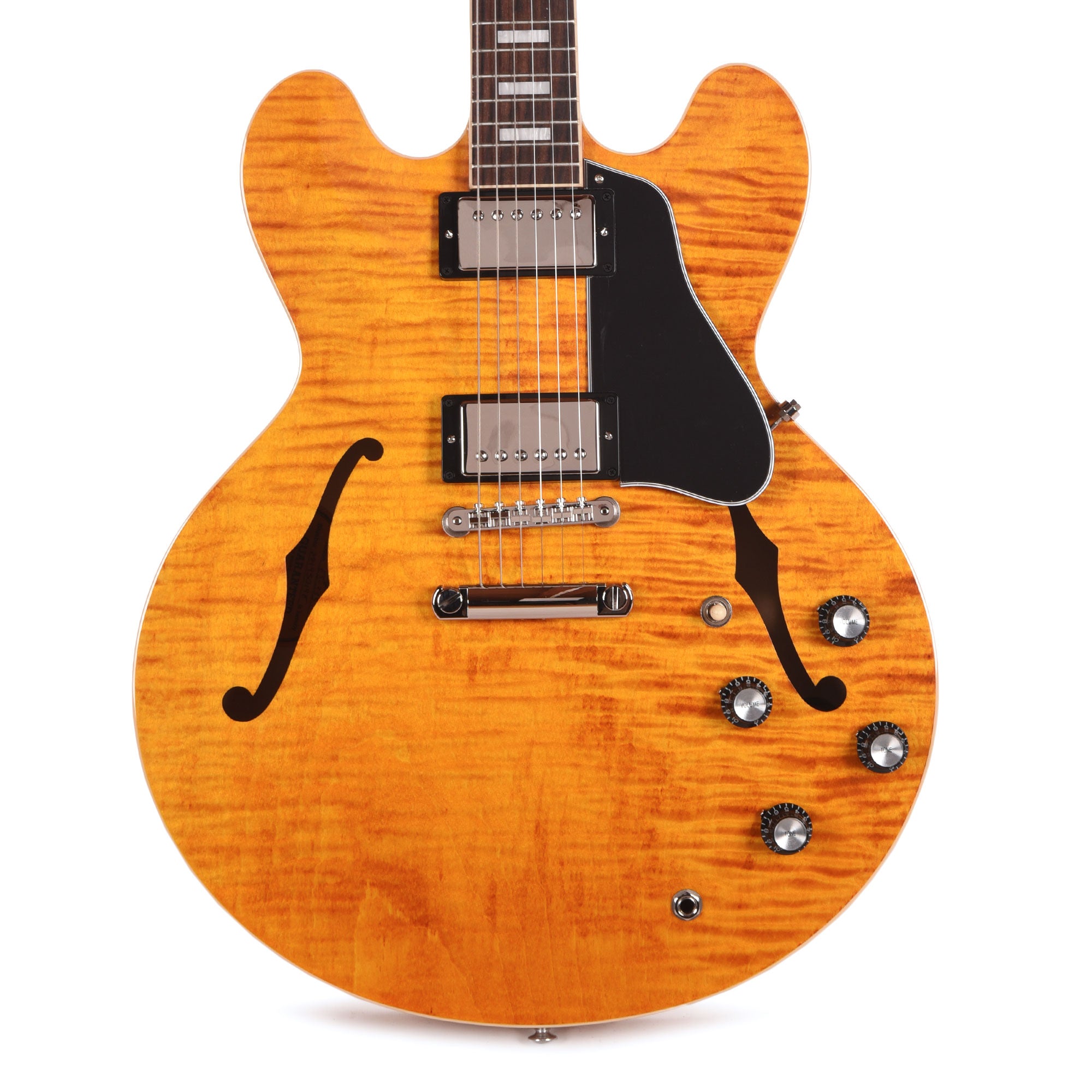 Gibson Original ES-335 Figured Honey Amber Electric Guitars / Semi-Hollow