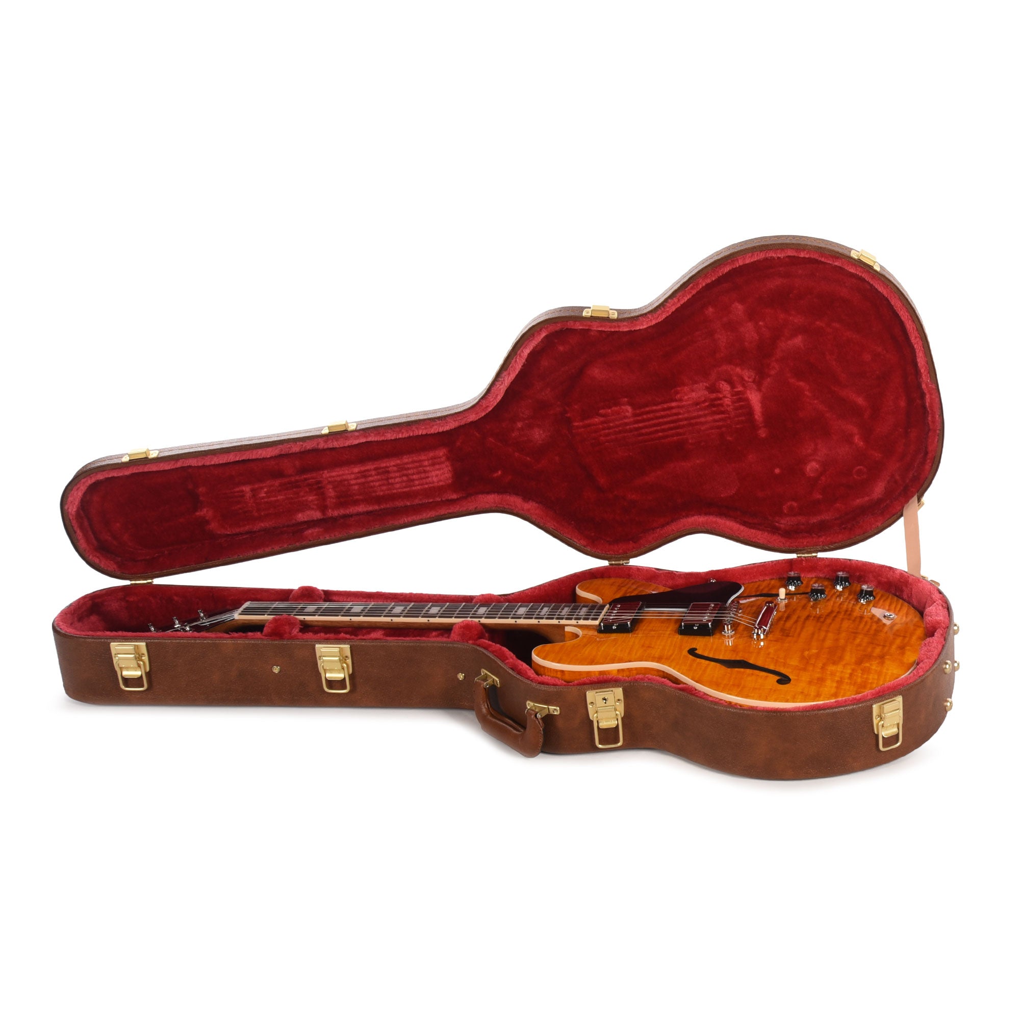 Gibson Original ES-335 Figured Honey Amber Electric Guitars / Semi-Hollow