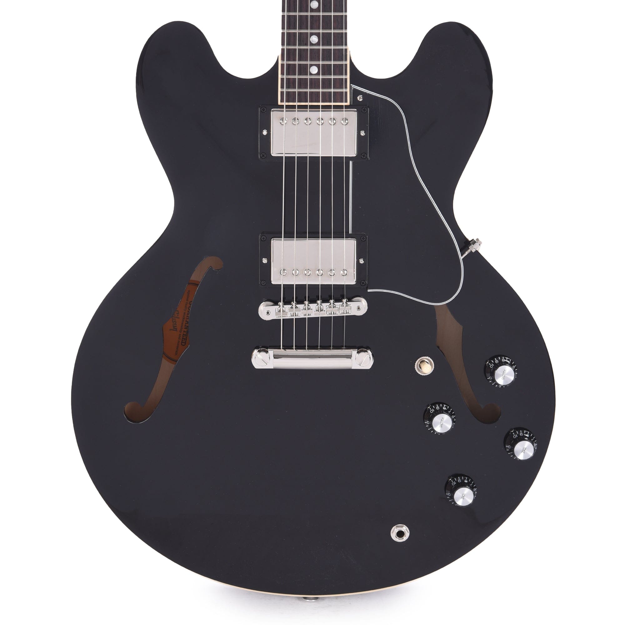 Gibson USA ES-335 Vintage Ebony Electric Guitars / Semi-Hollow