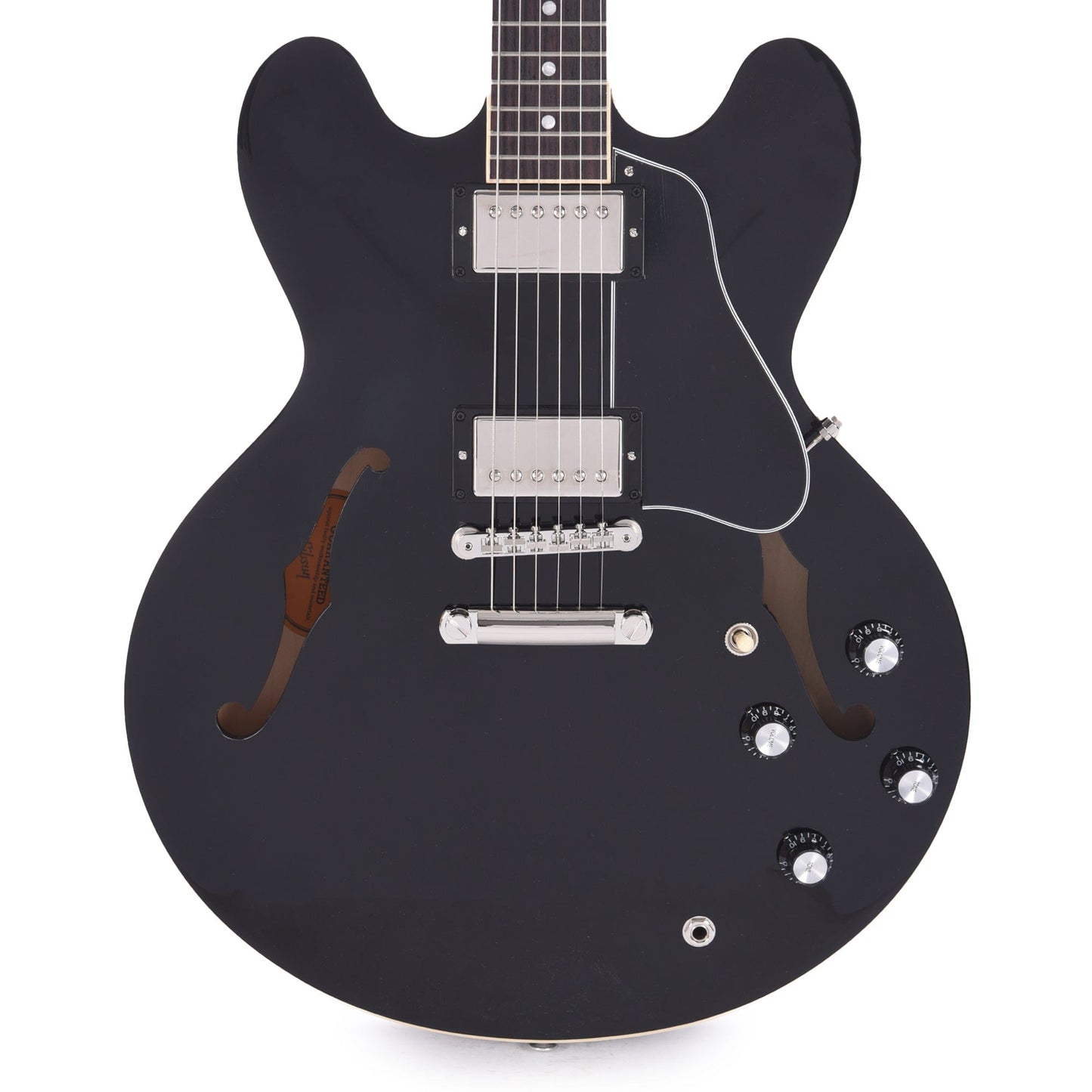 Gibson USA ES-335 Vintage Ebony Electric Guitars / Semi-Hollow