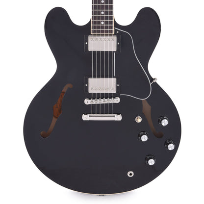 Gibson USA ES-335 Vintage Ebony Electric Guitars / Semi-Hollow