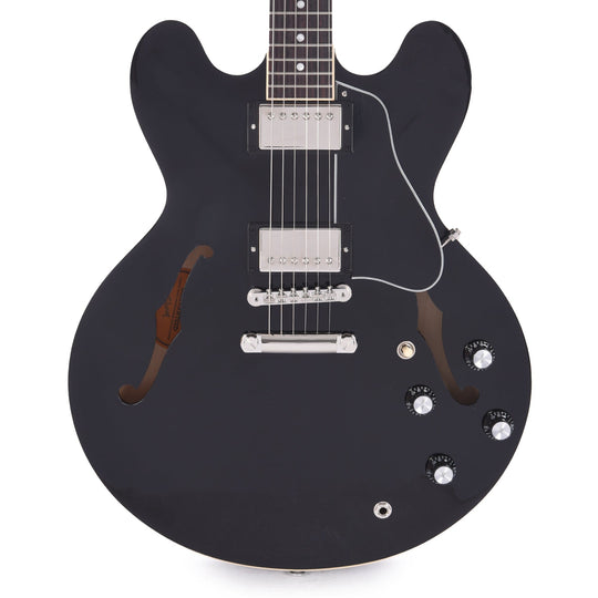 Gibson USA ES-335 Vintage Ebony Electric Guitars / Semi-Hollow