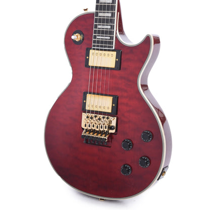 Epiphone Artist Alex Lifeson Les Paul Custom Axcess Quilt Ruby Electric Guitars / Solid Body