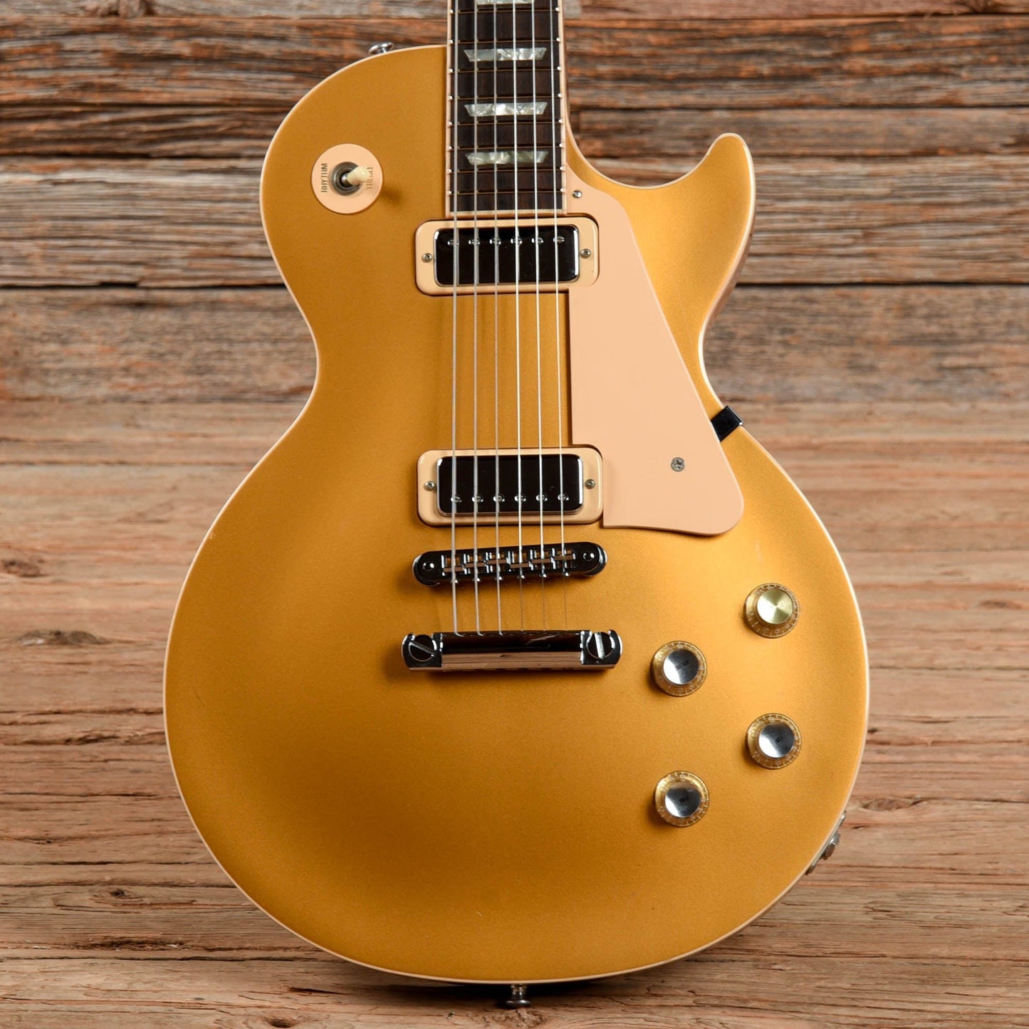 Gibson 30th Anniversary Les Paul Deluxe Goldtop 2001 Electric Guitars / Solid Body