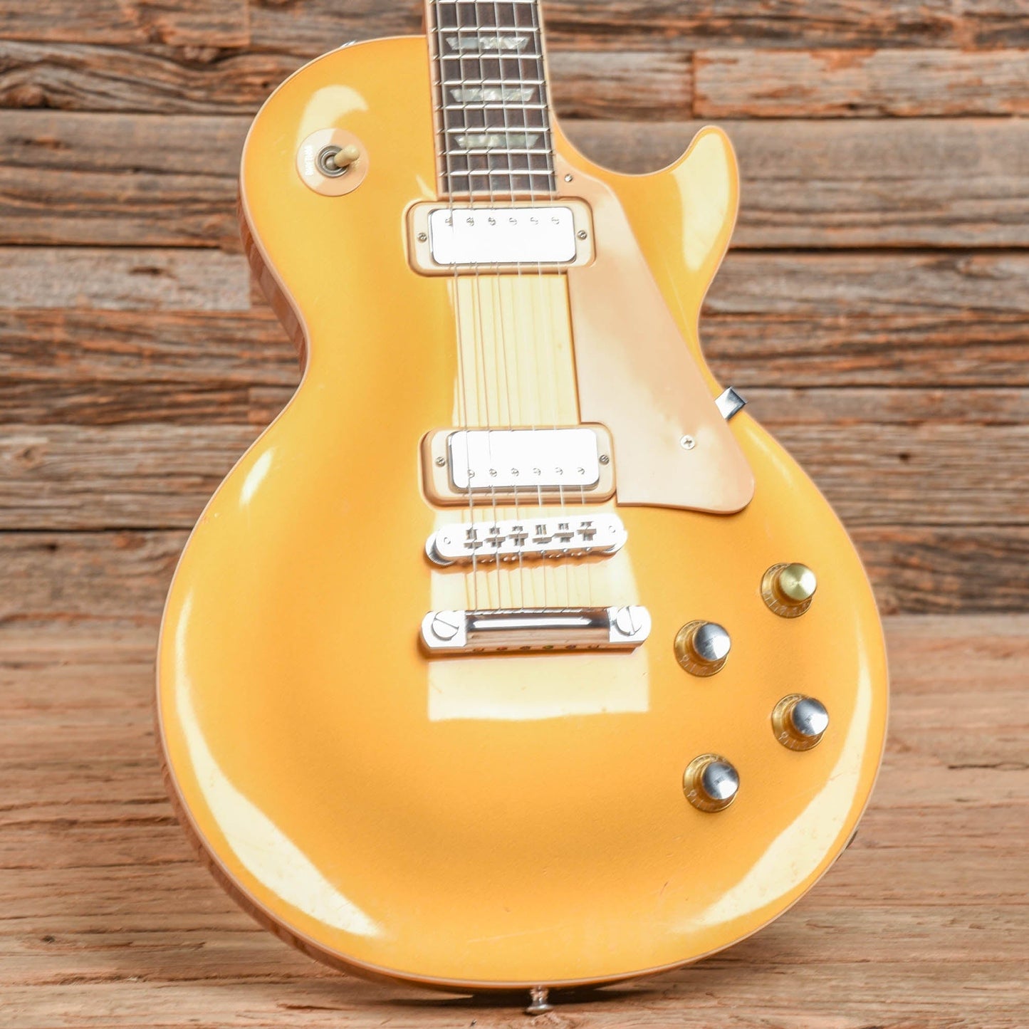 Gibson 30th Anniversary Les Paul Deluxe Goldtop 2001 Electric Guitars / Solid Body