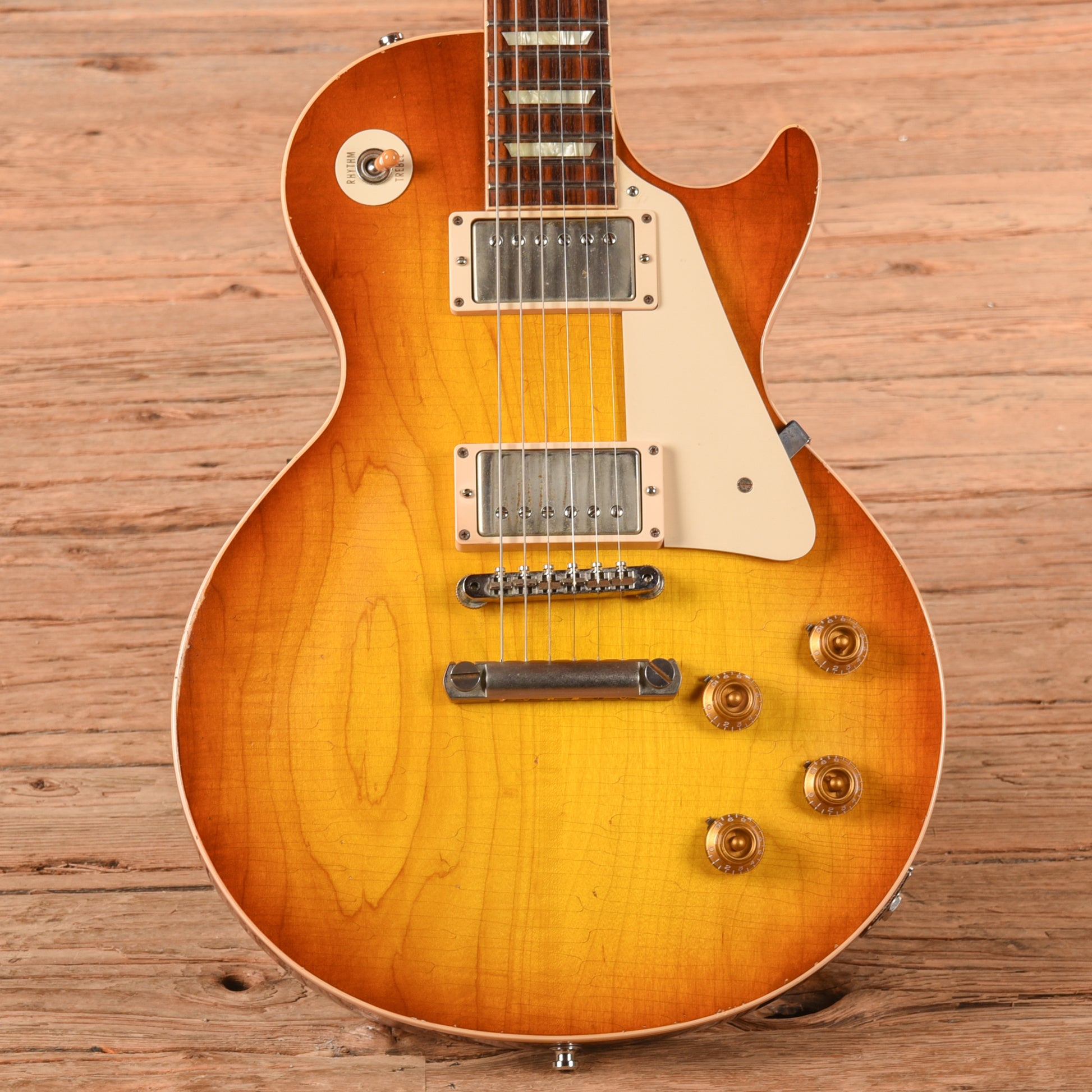 Gibson '58 Les Paul Standard Reissue Aged Sunburst 2022 Electric Guitars / Solid Body