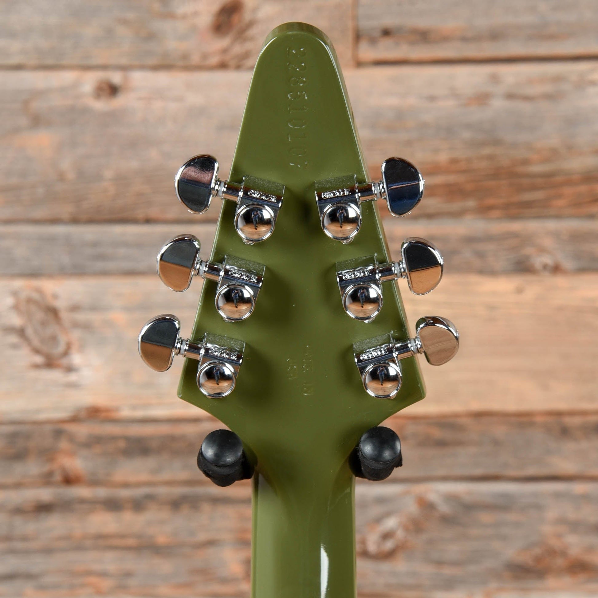 Gibson 70s Flying V Olive Drab 2021 Electric Guitars / Solid Body